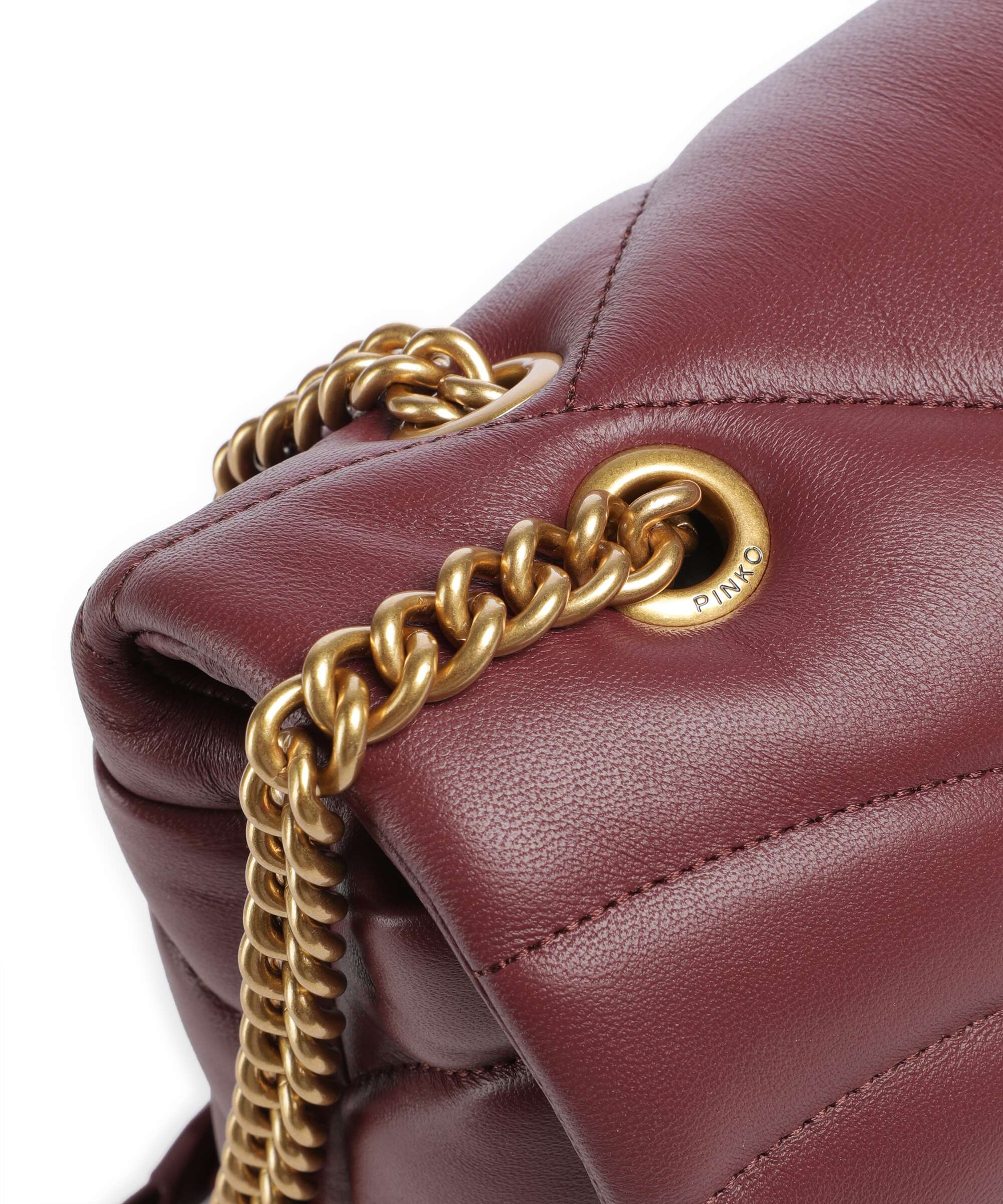 Pinko Love Puff Classic Schoudertas ribes intenso/antique gold - Image 4