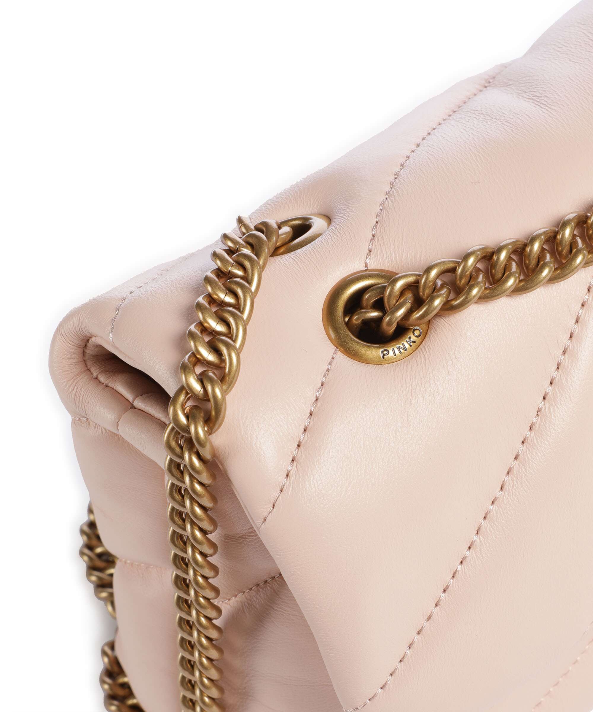 Pinko Love Puff Mini Schoudertas light pink/antique gold - Image 5