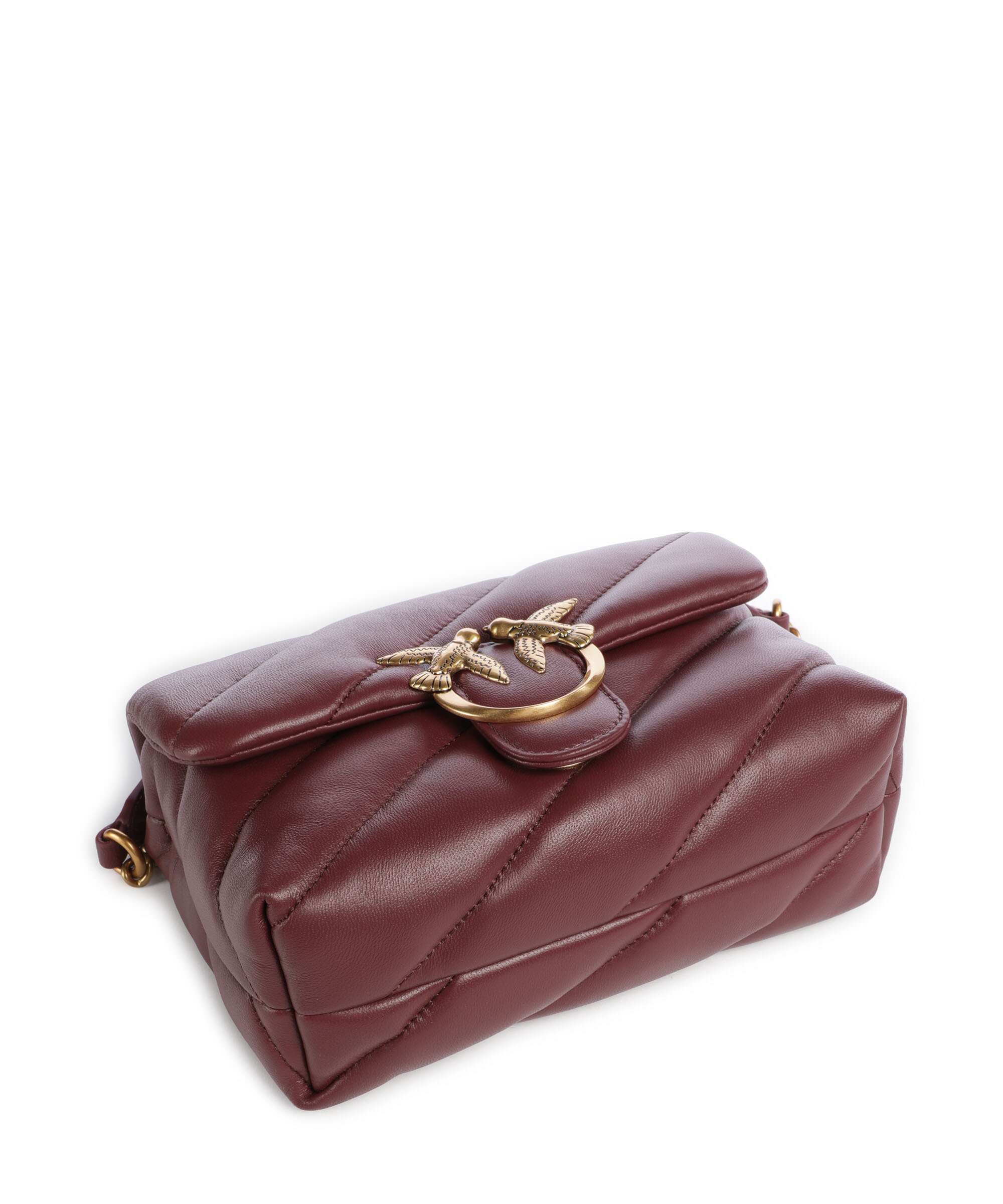 Pinko Love Puff Mini Schoudertas ribes intenso/antique gold - Image 4
