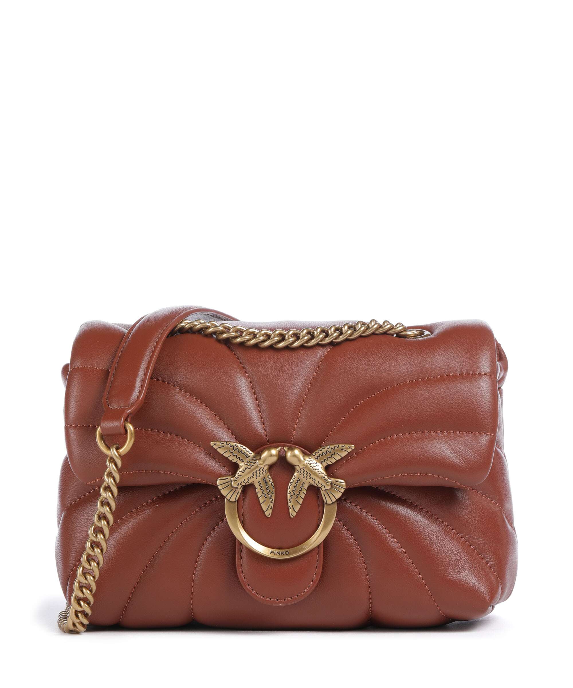 Pinko Love Puff Mini Schoudertas arabo/antique gold