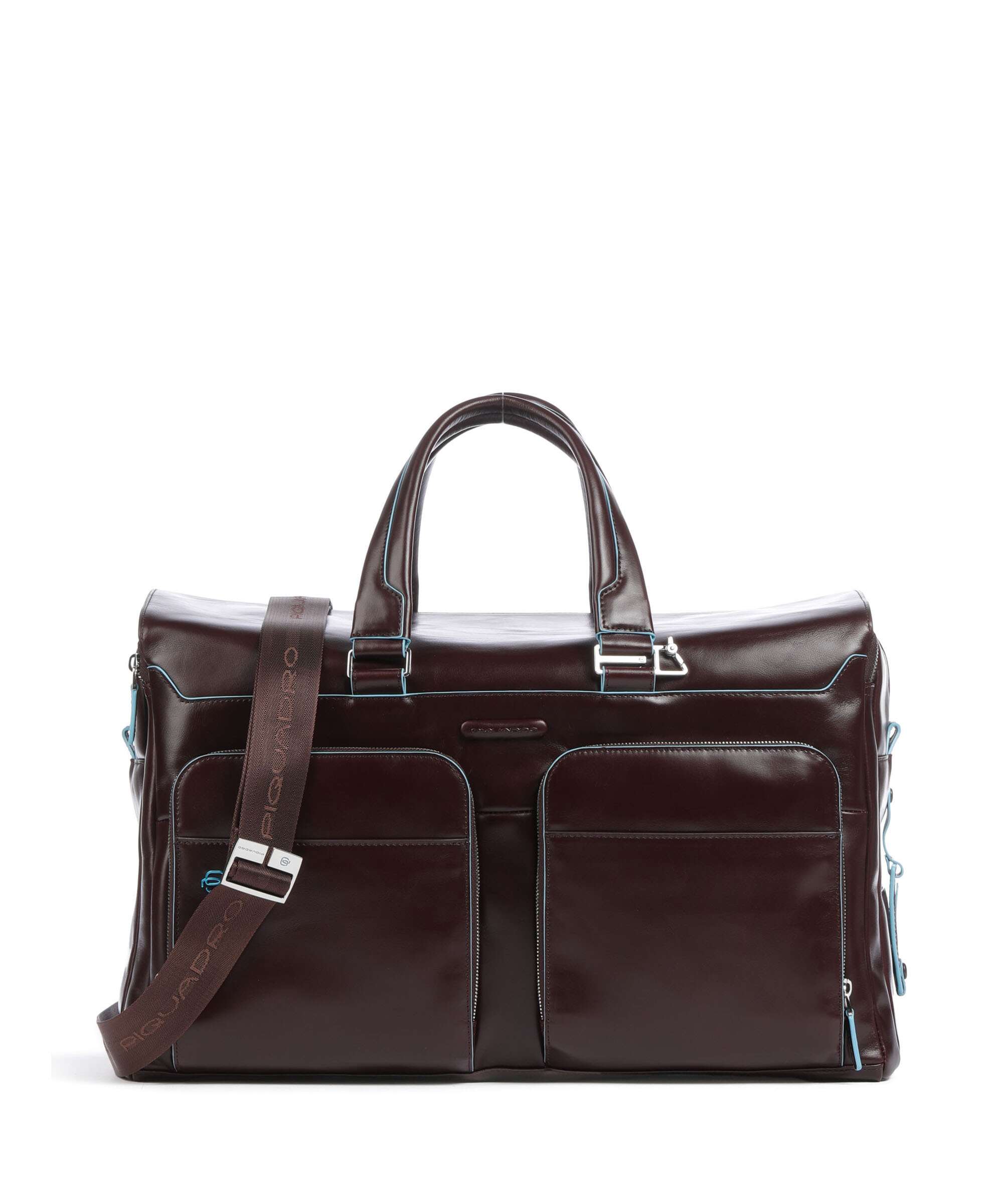 Piquadro Blue Square Weekendtas mahogany