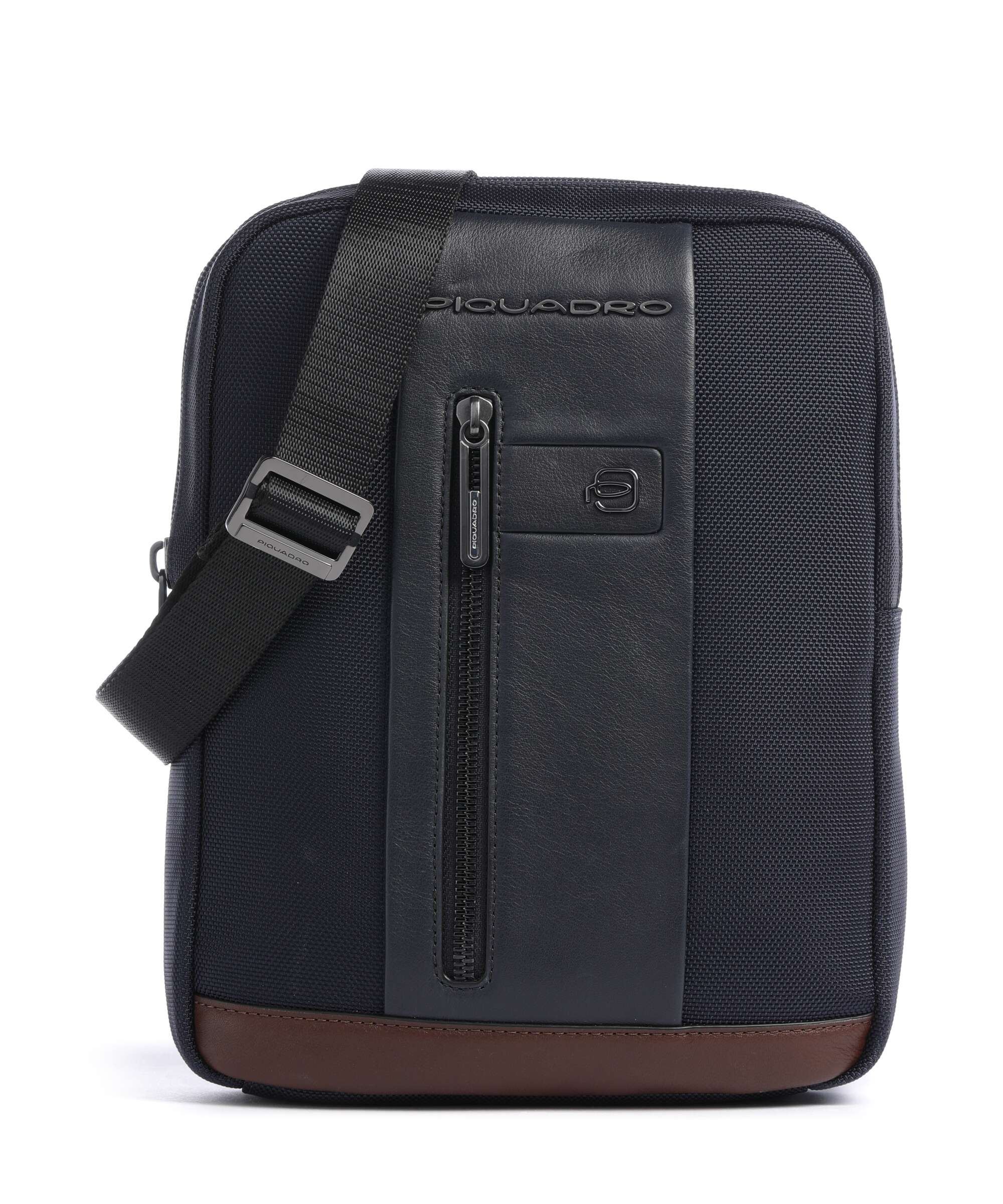 Piquadro Brief 2 Crossbody tas blue/cognac
