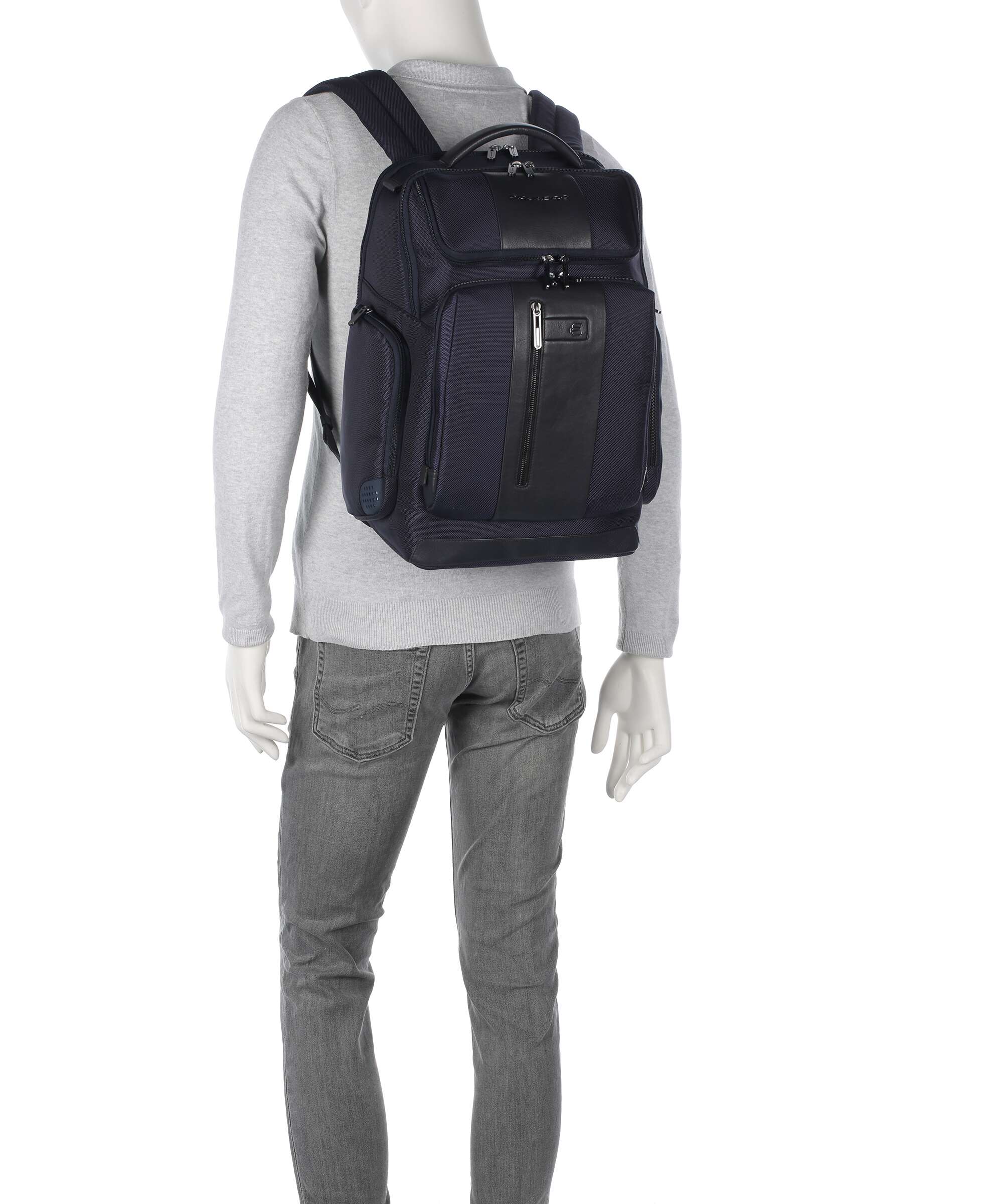 Piquadro Brief 2 Laptop rugzak blue - Image 3