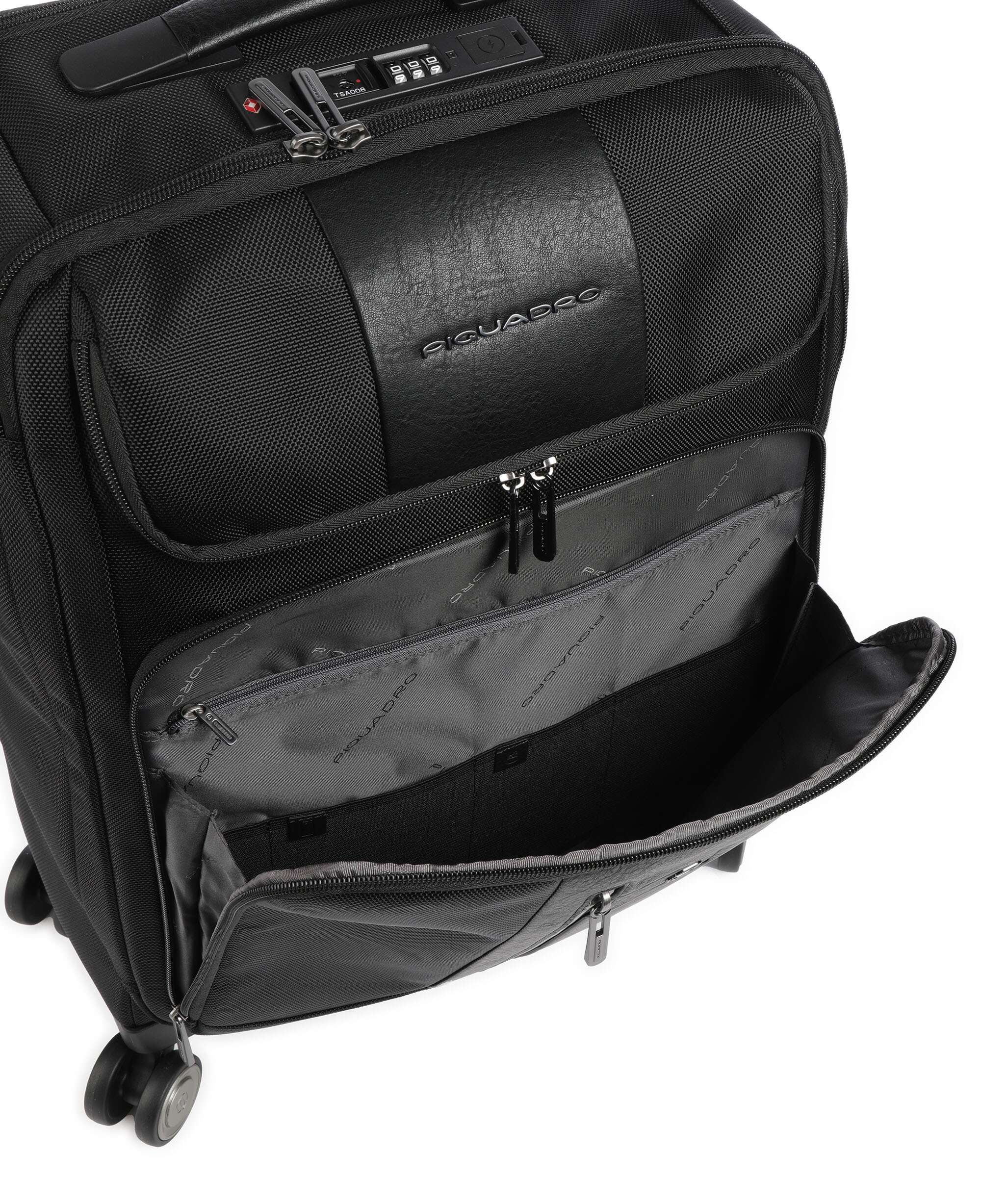 Piquadro Brief S Trolley (4 wielen) nero - Image 5