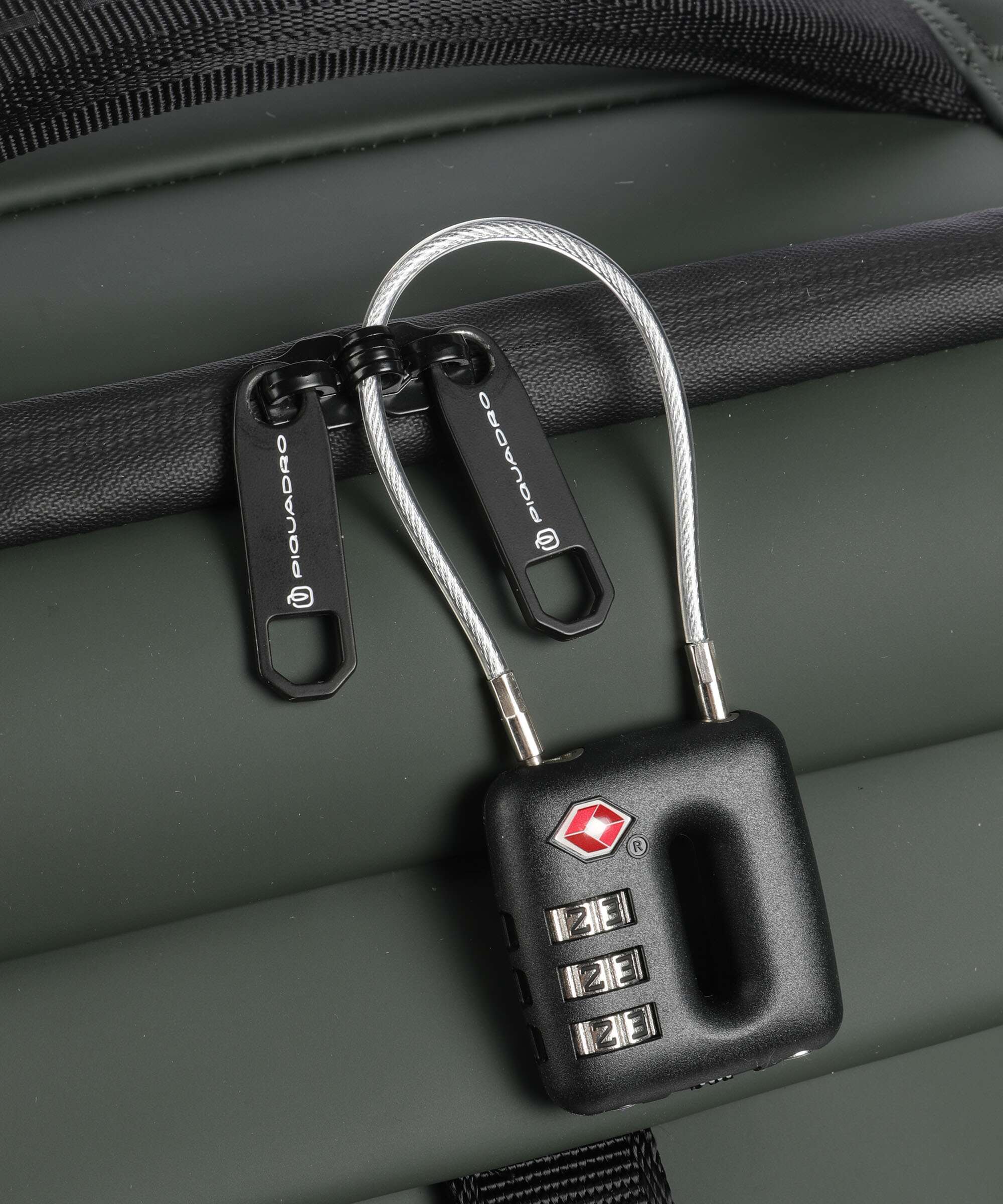 Piquadro C20W Trolley (4 wielen) verde foresta - Image 3