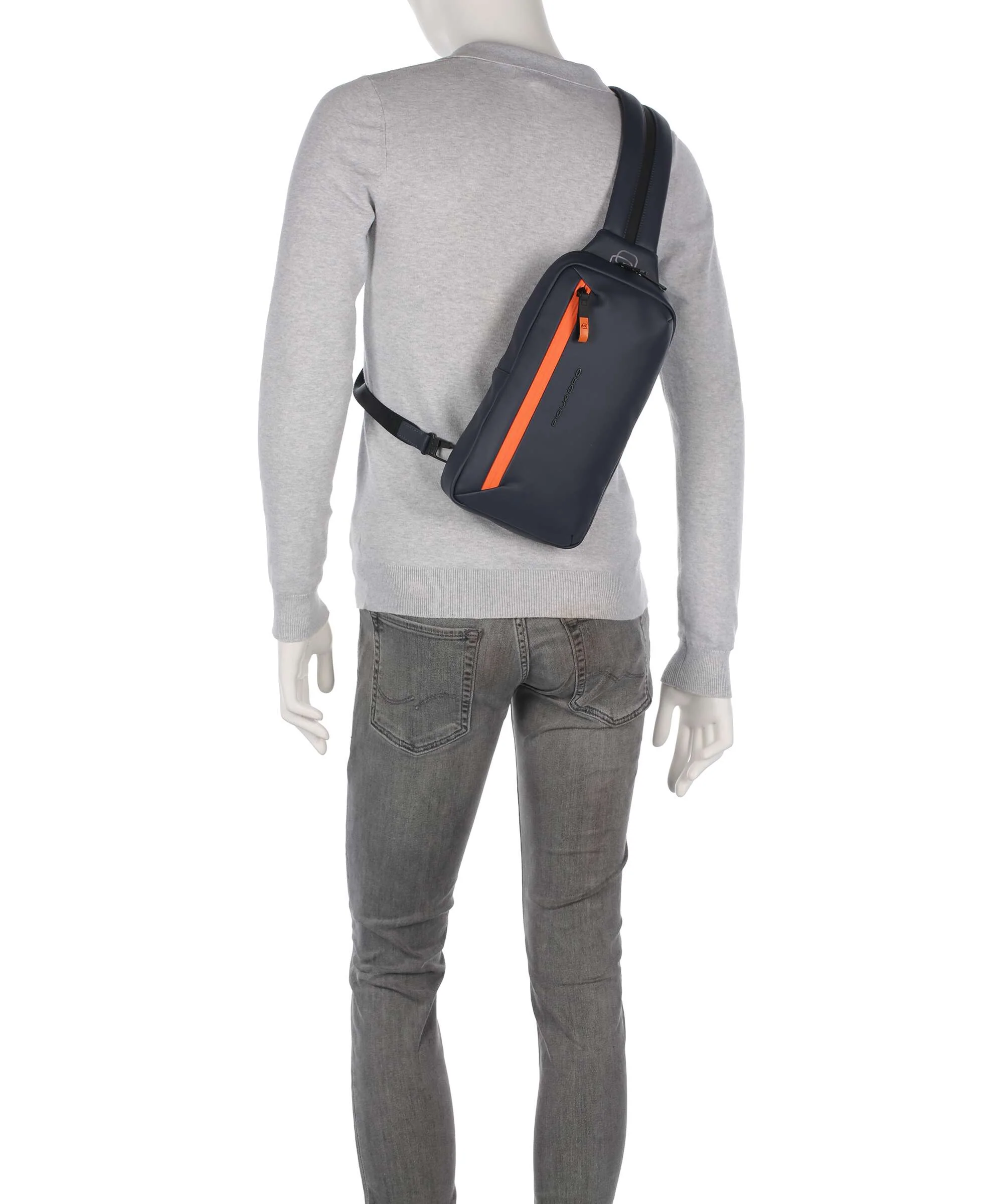Piquadro C2OW Sling rugzak blu - Image 3