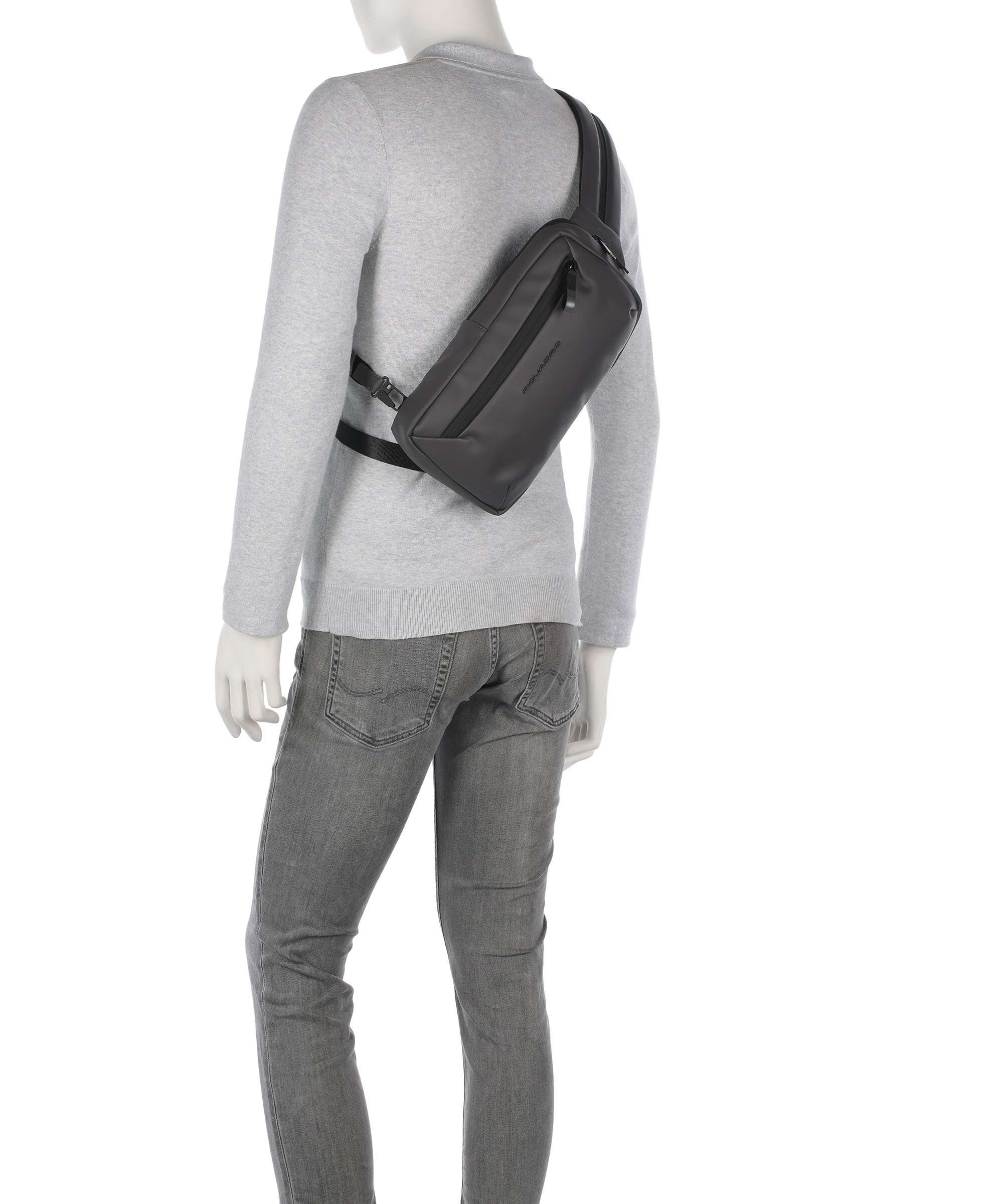 Piquadro C2OW Sling rugzak grigio - Image 4