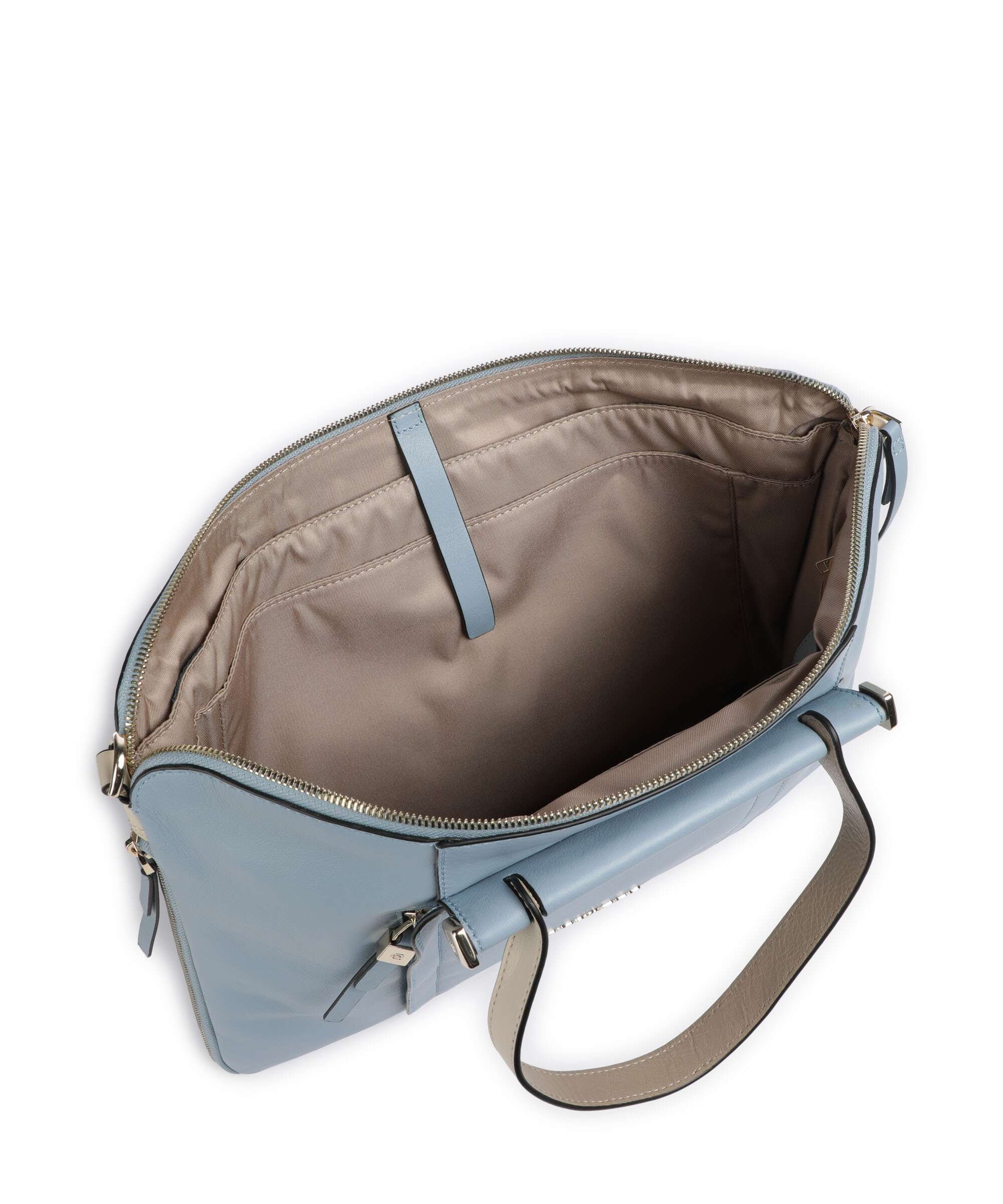 Piquadro Circle Aktetas light blue/beige - Image 6