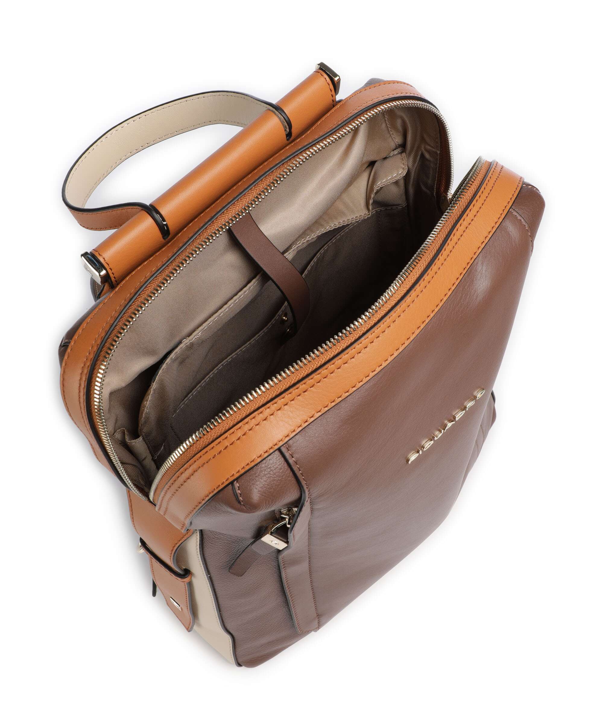 Piquadro Circle Laptop rugzak marrone/beige - Image 5
