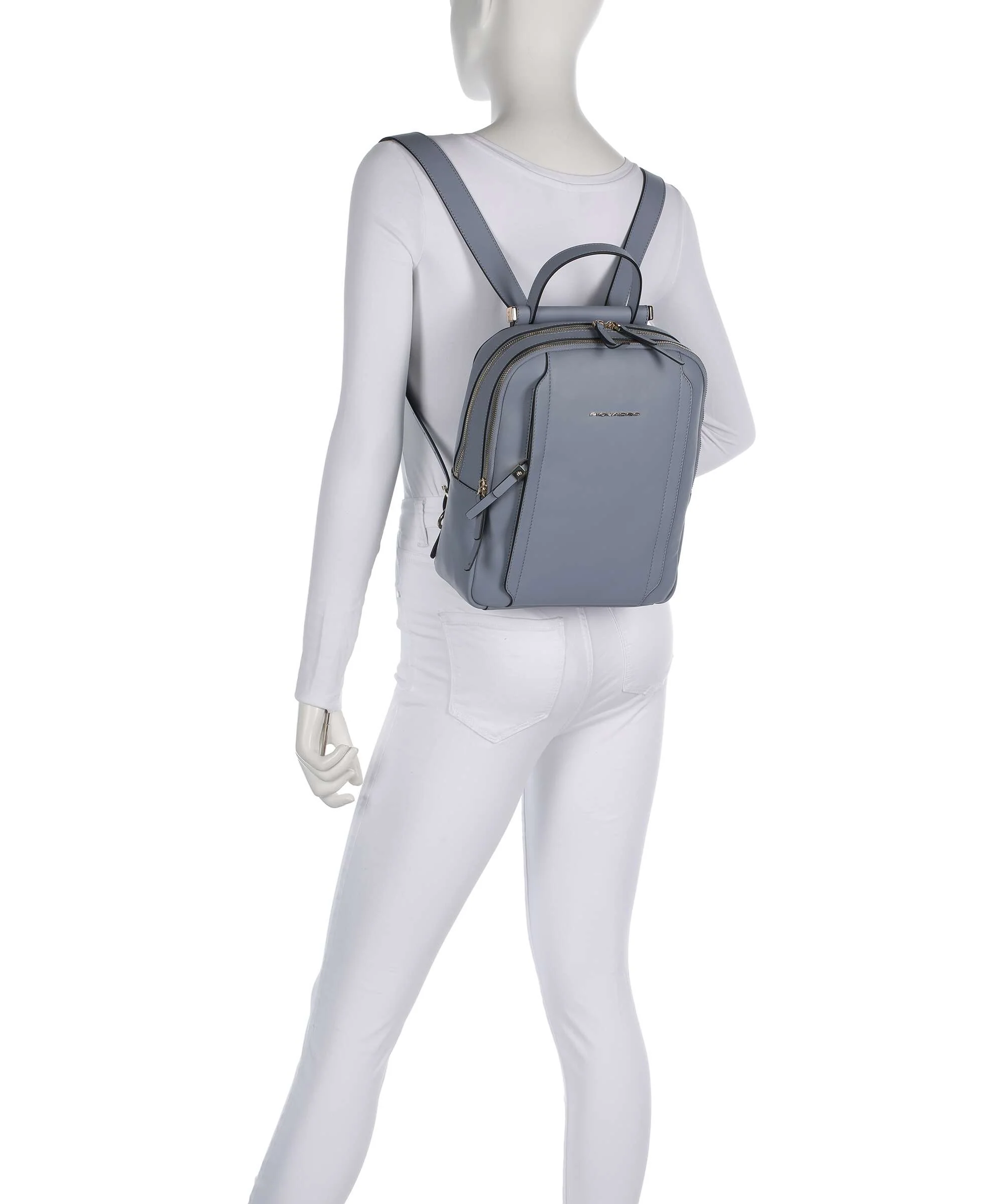Piquadro Circle Rugzak light blue - Image 3