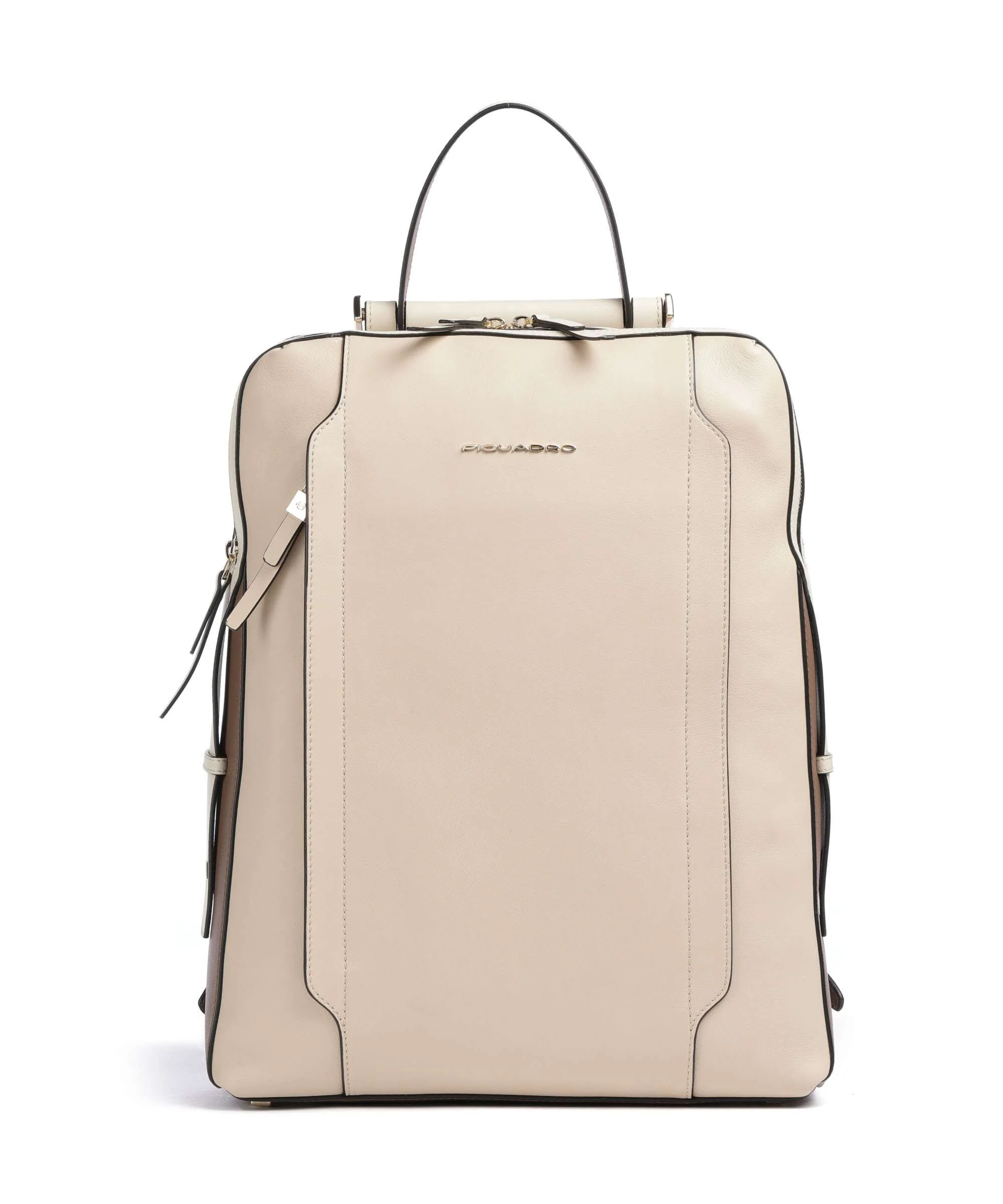 Piquadro Circle Rugzak beige/cuoio