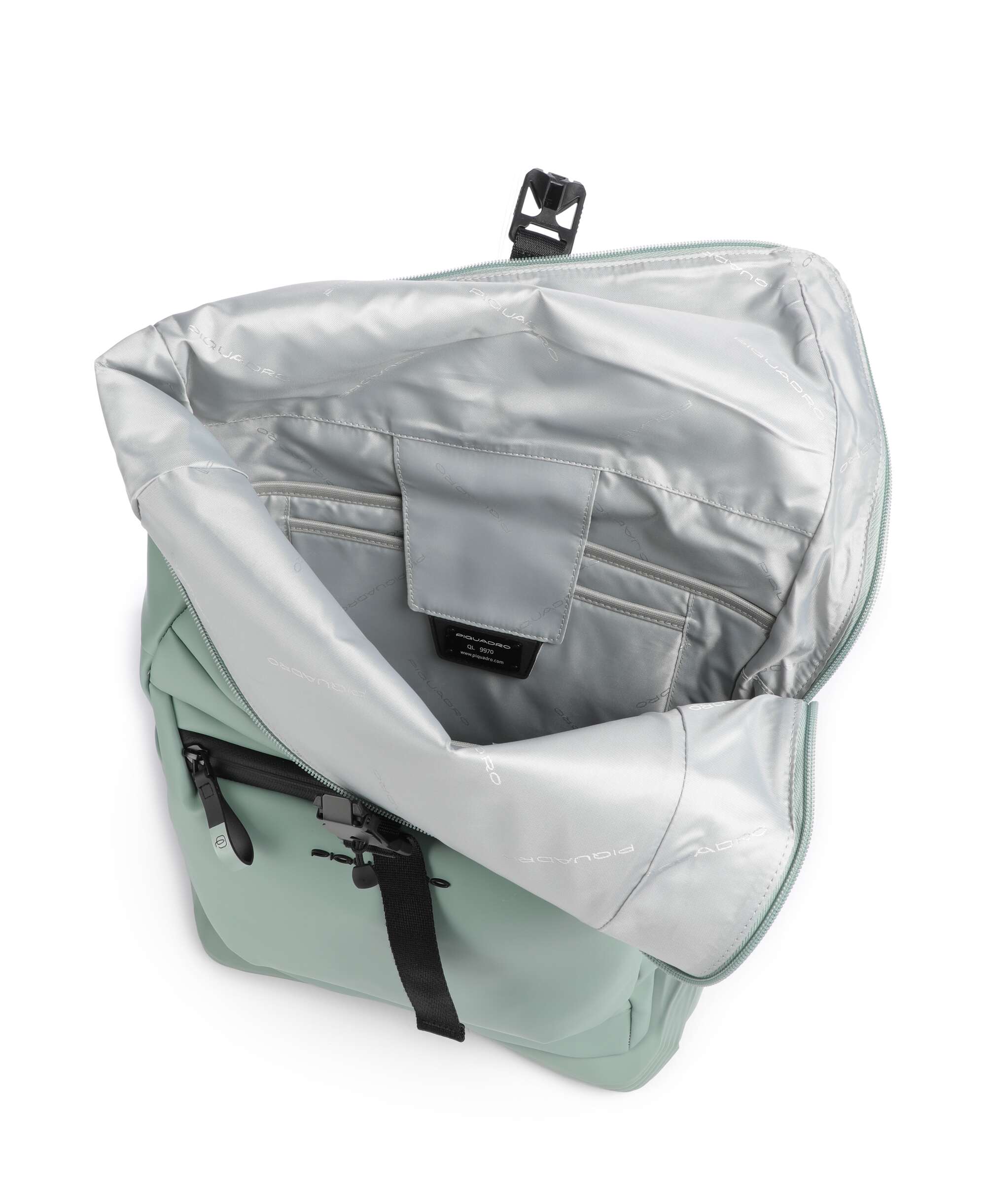 Piquadro Corner 2.0 Rolltop rugzak green - Image 5