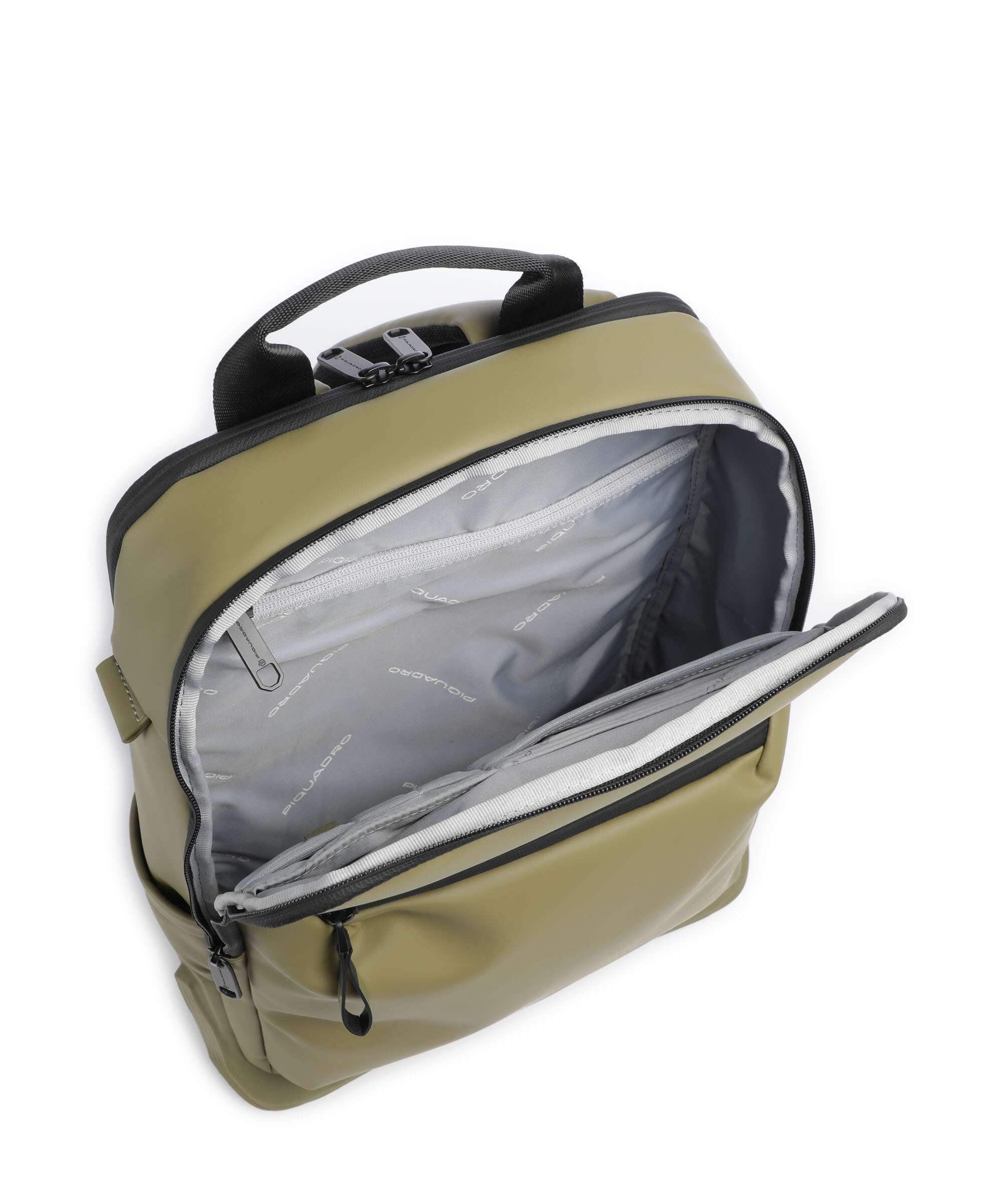 Piquadro Corner 2.0 Rugzak light green - Image 7