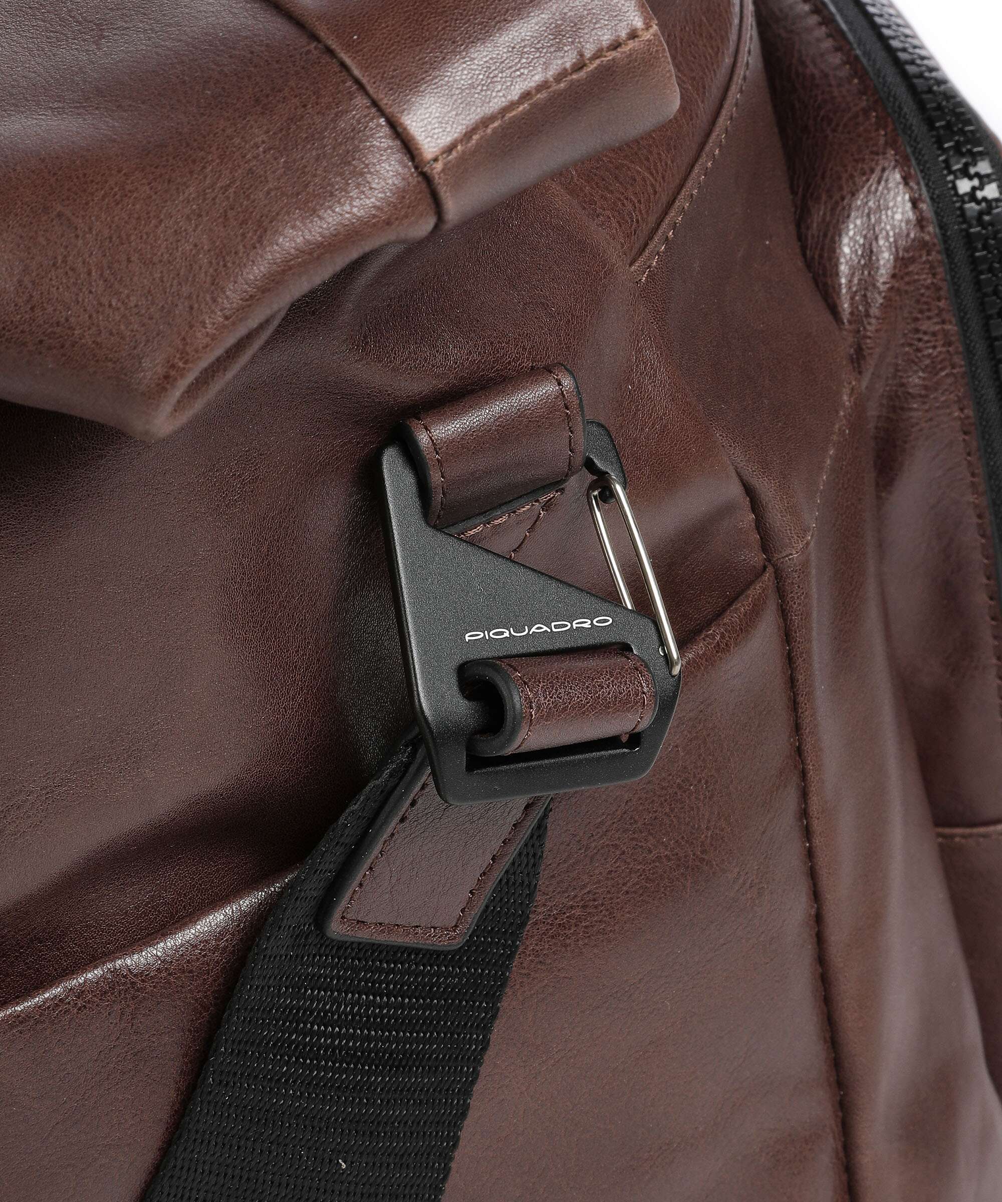Piquadro Harper Weekendtas dark brown - Image 3