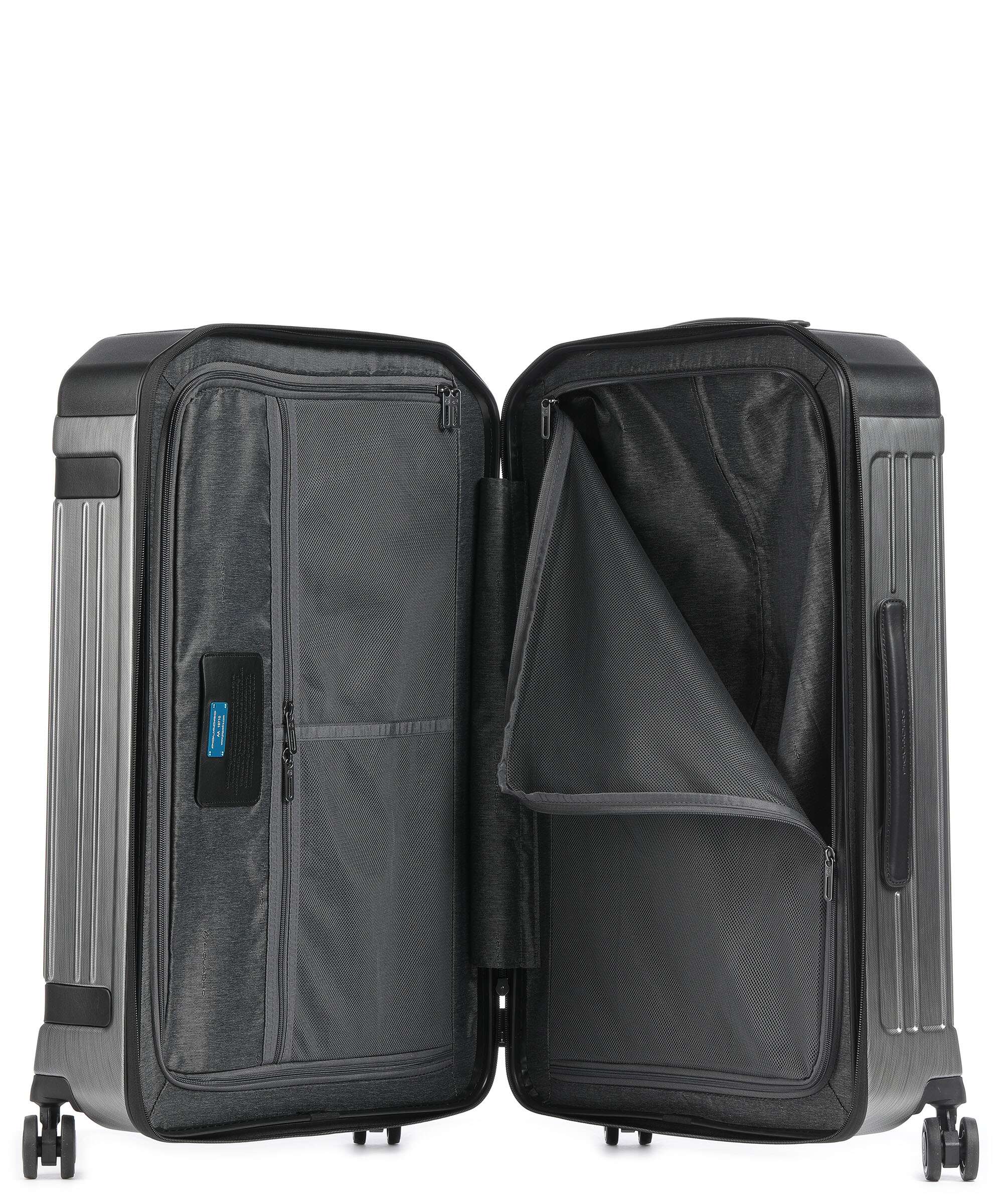 Piquadro PQL-Premium Trolley (4 wielen) grey/black - Image 5