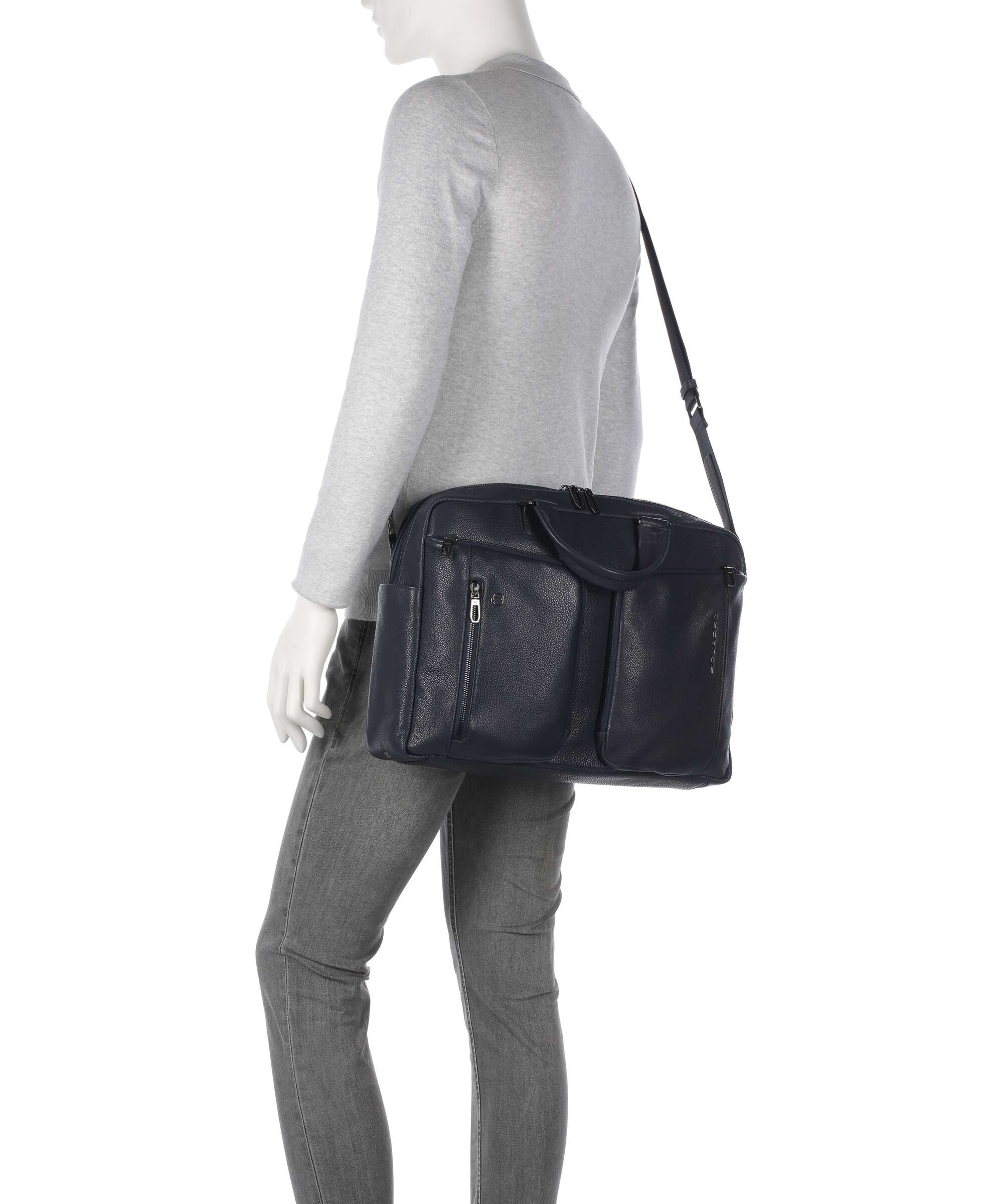 Piquadro S134 Aktetas blue - Image 3