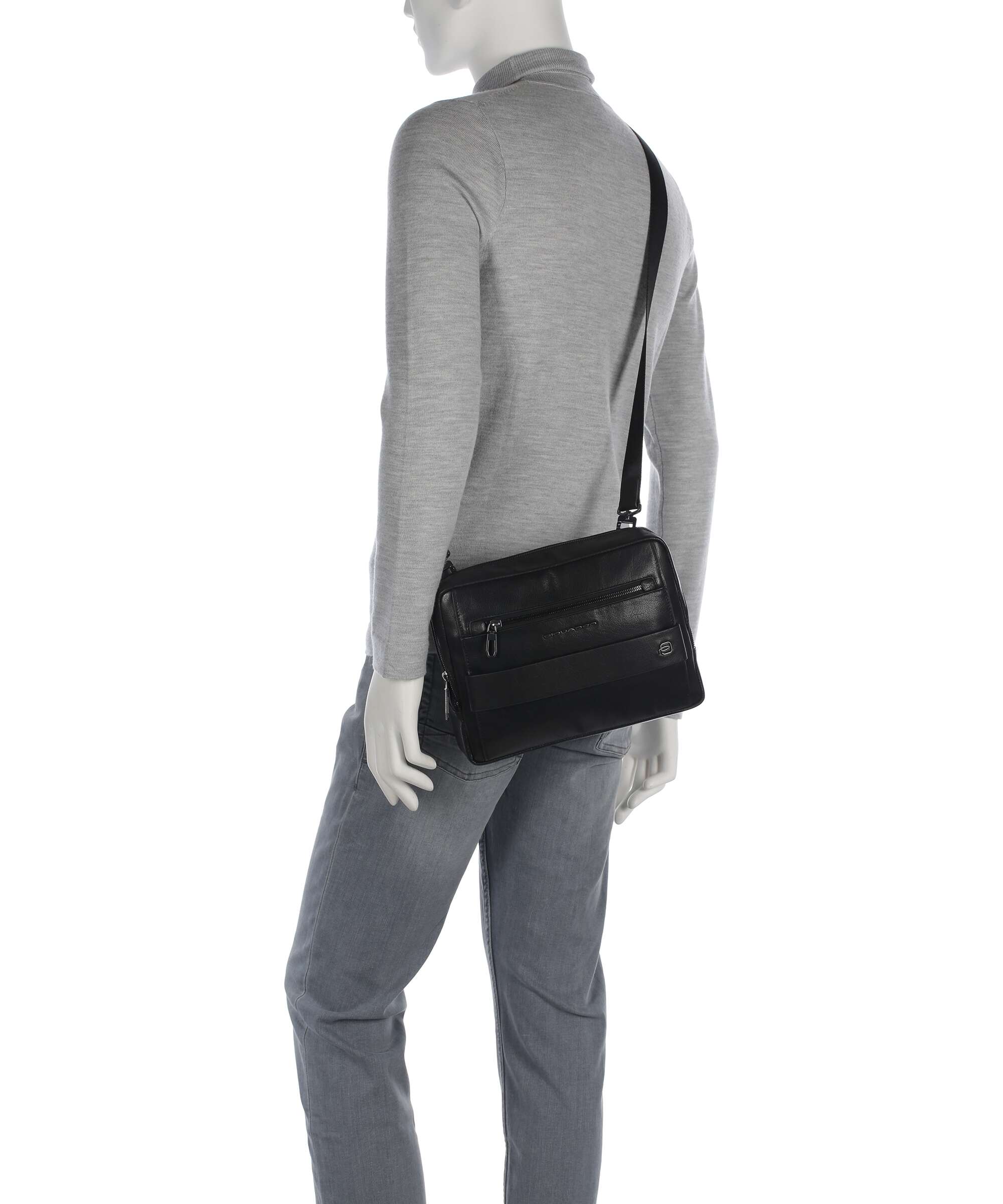 Piquadro Solm Crossbody tas black - Image 3