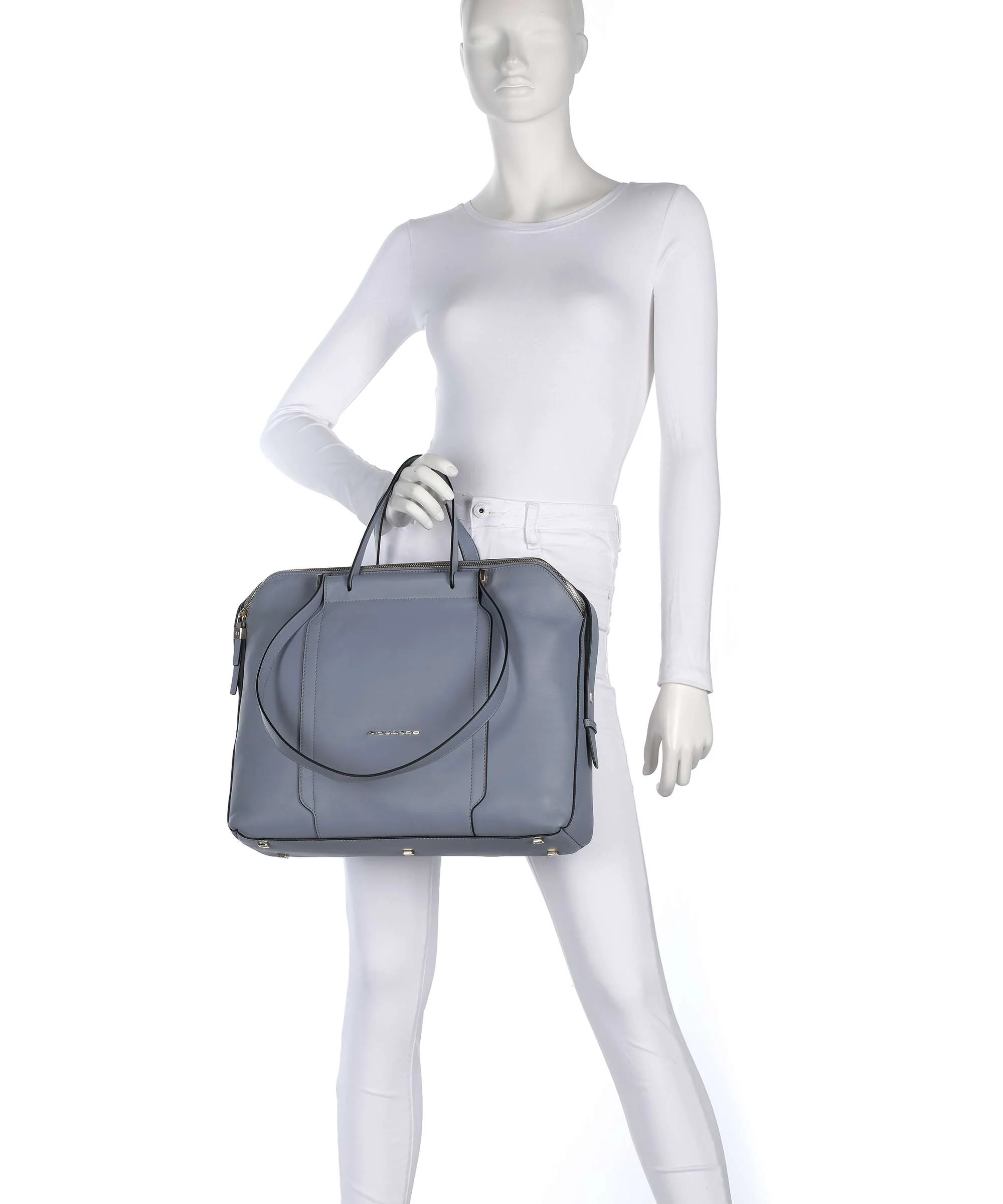Piquadro W92T Boodschappentas light blue - Image 3