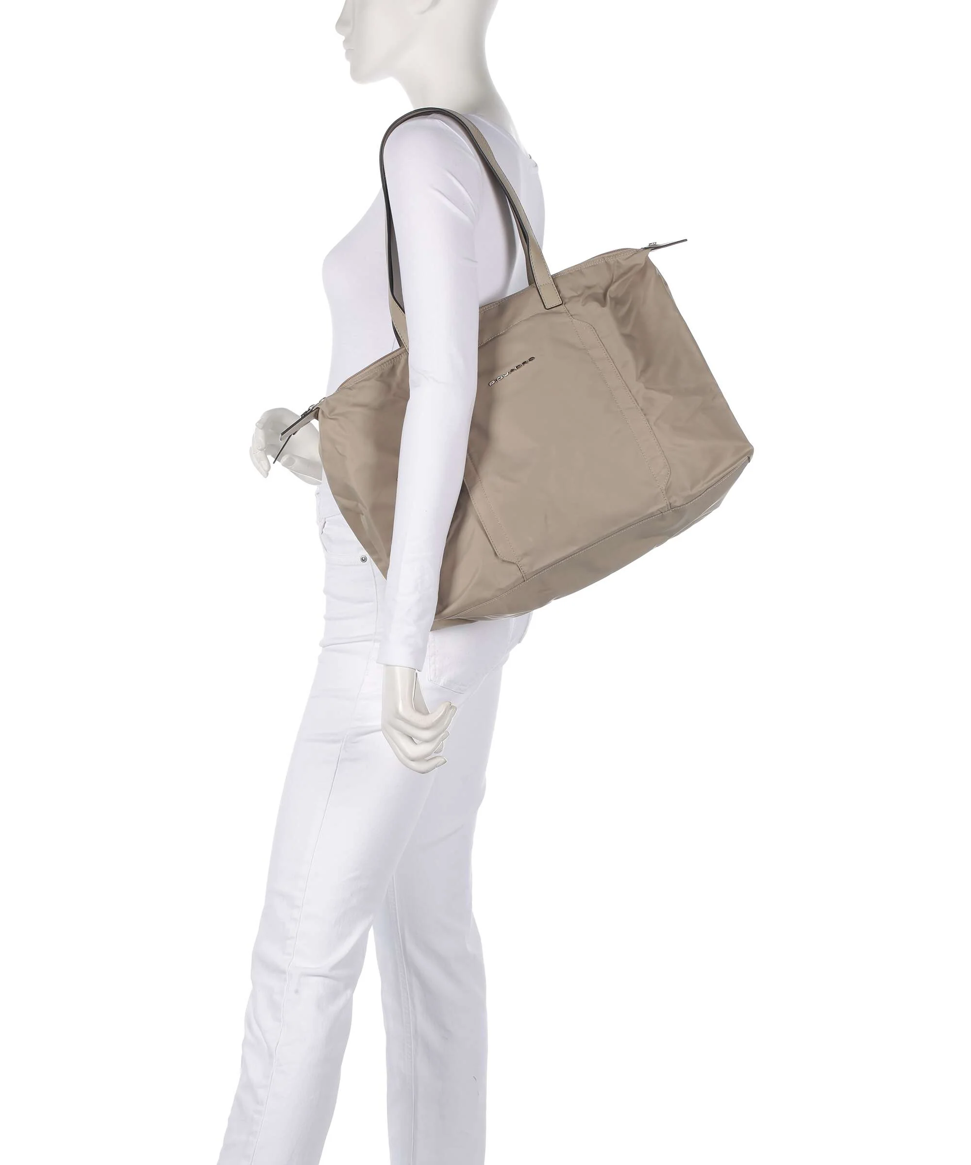 Piquadro W92T Boodschappentas beige - Image 3