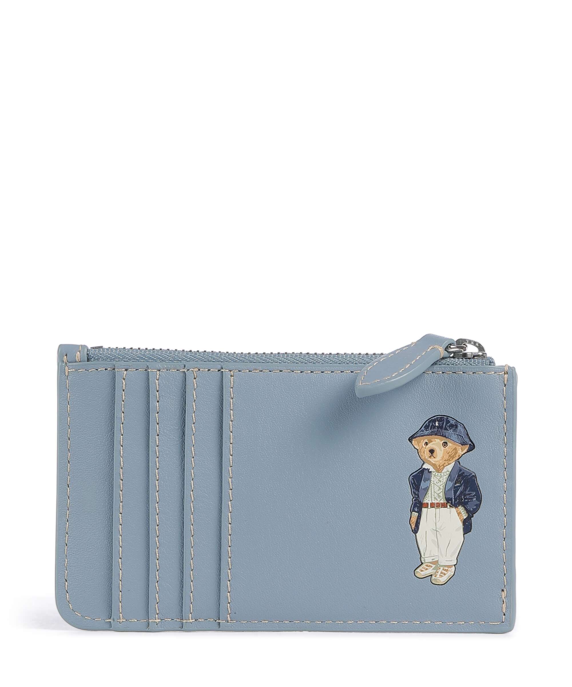 Polo Ralph Lauren Bear Creditcardhouder faded denim