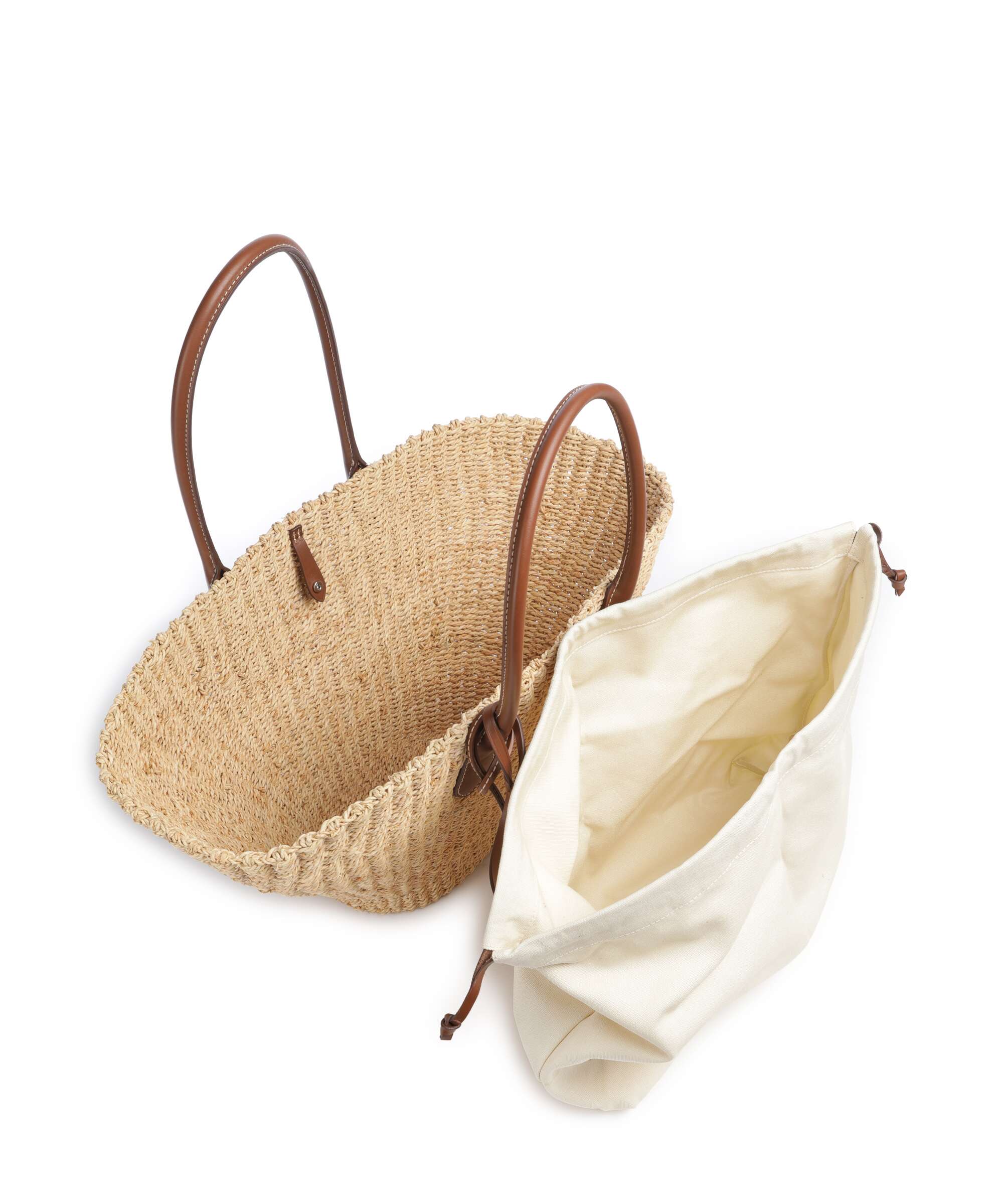 Polo Ralph Lauren Bellport Medium Boodschappentas natural/cuoio - Image 6
