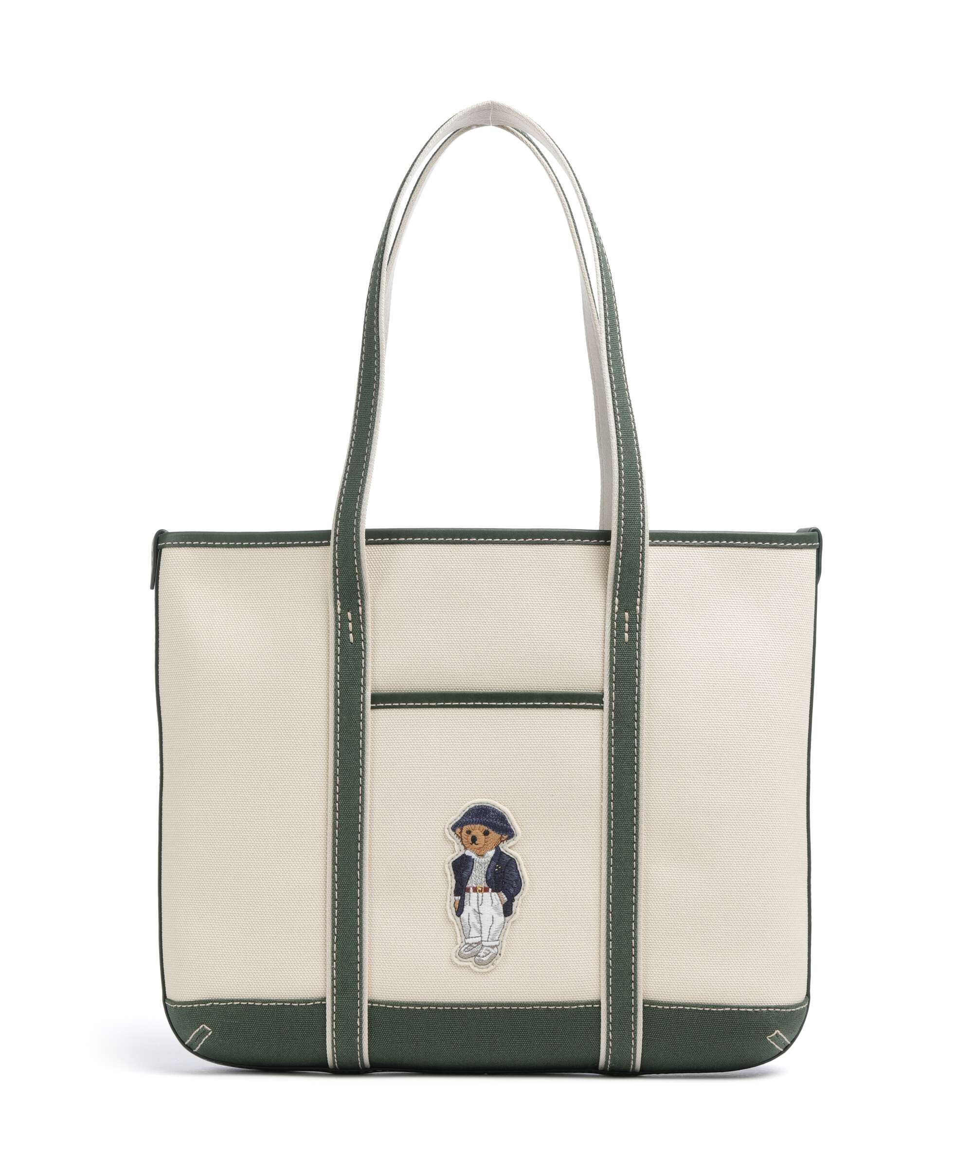 Polo Ralph Lauren Canvas Small Boodschappentas ecru/juniper