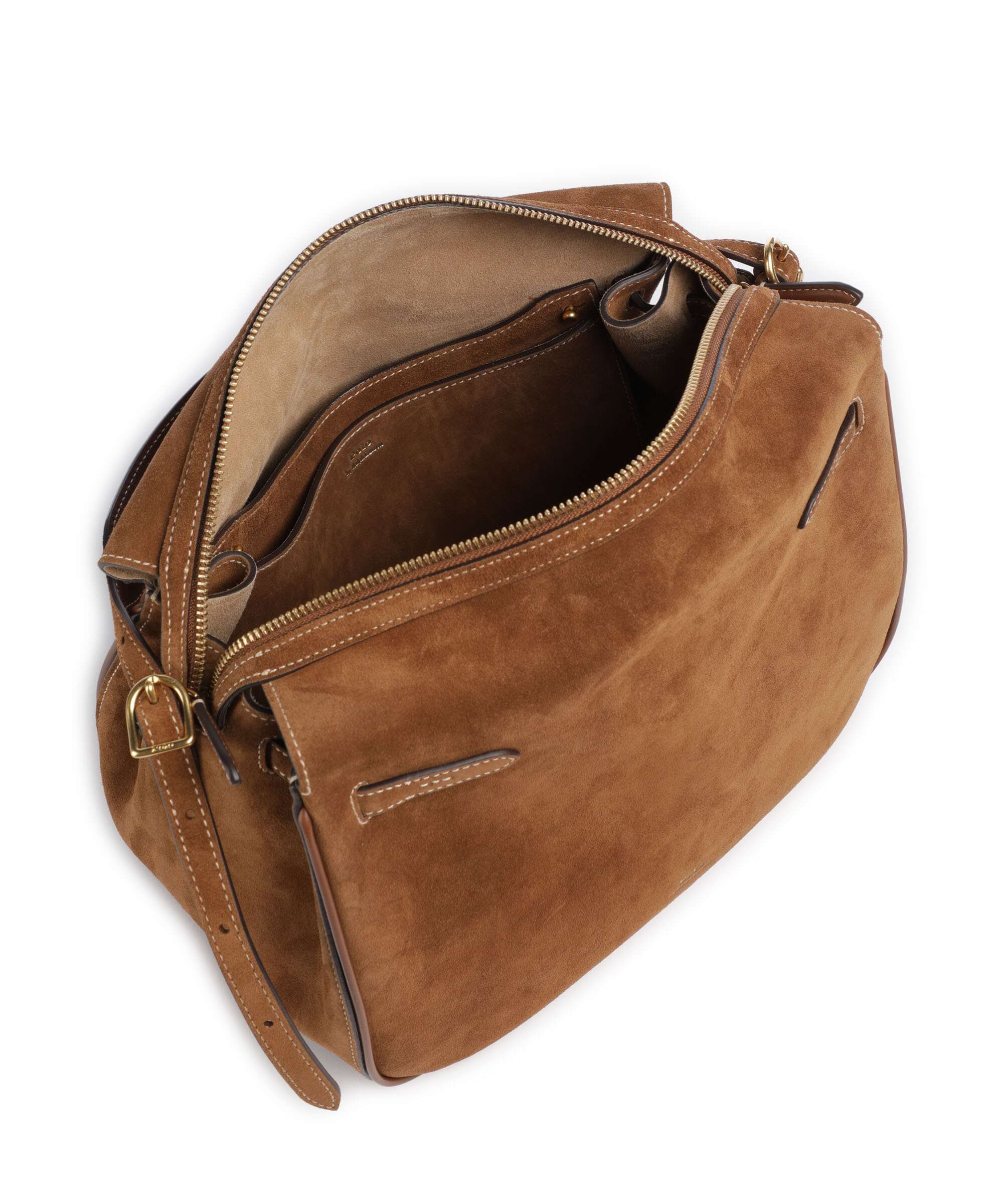 Polo Ralph Lauren ID Collection Large Hobo tas cinnamon/cuoio - Image 7