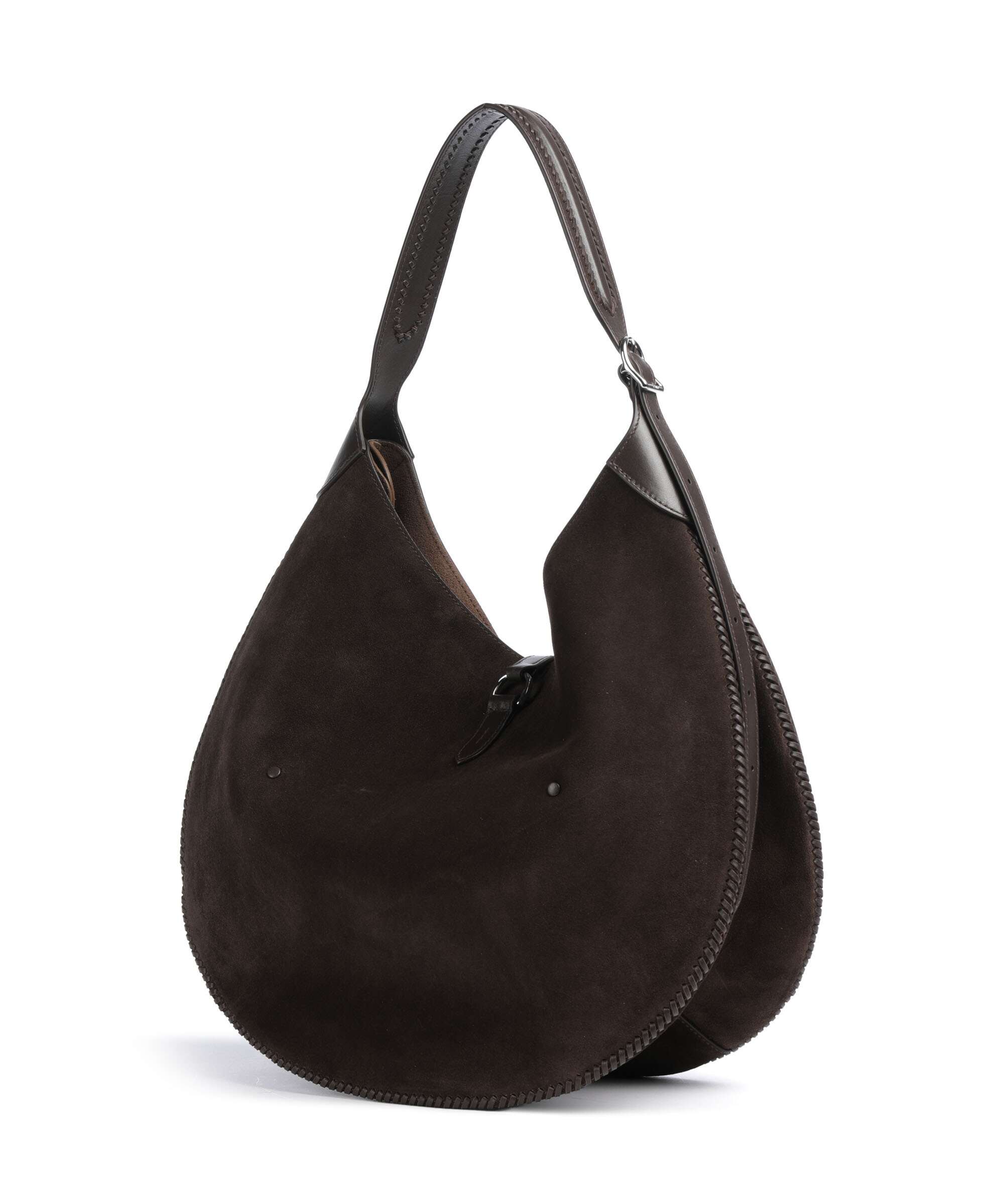 Polo Ralph Lauren ID Collection Medium Hobo tas chocolate/tobacco - Image 2