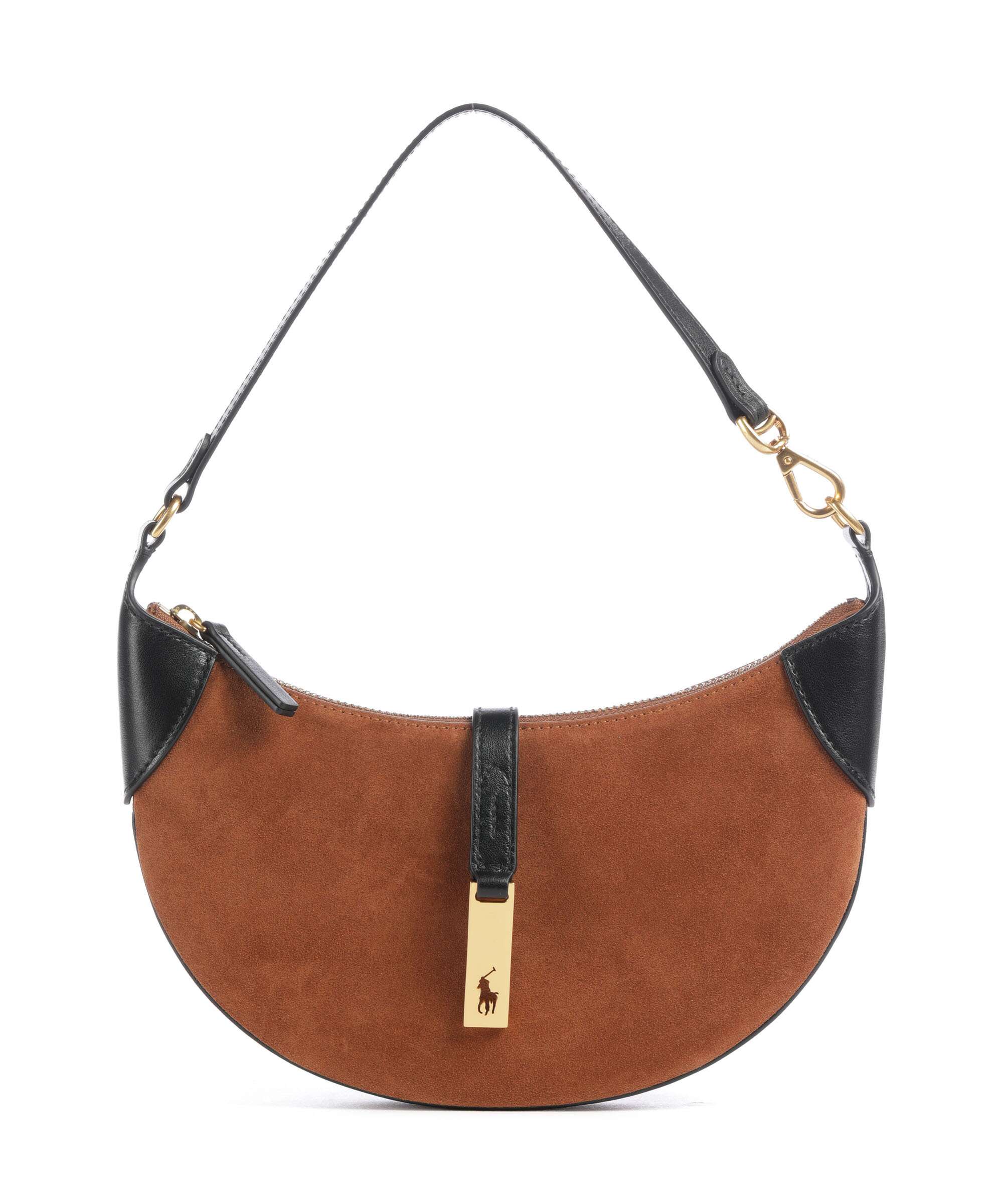 Polo Ralph Lauren ID Collection Small Schoudertas toffee/black