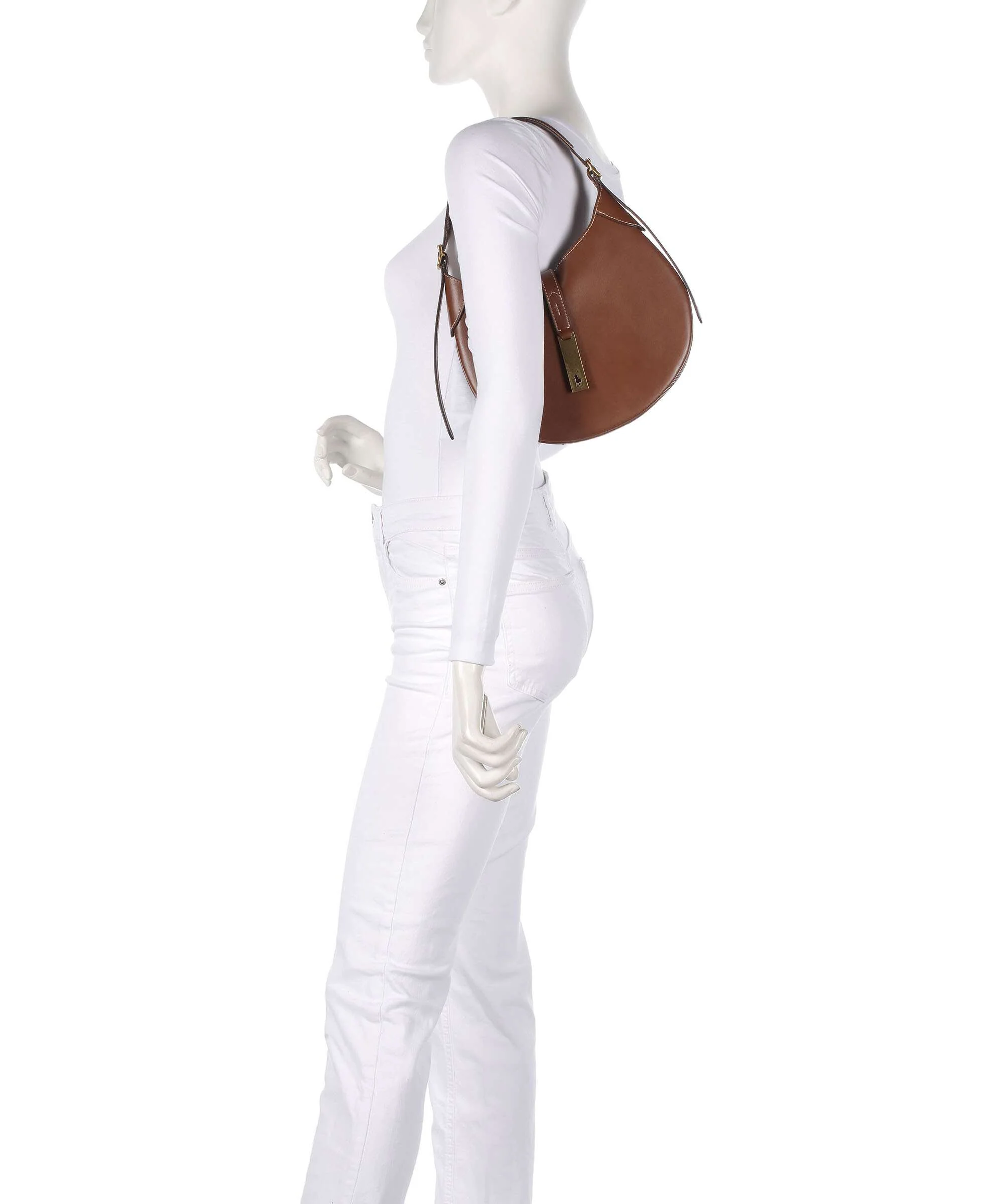 Polo Ralph Lauren ID Collection Small Schoudertas cuoio - Image 3