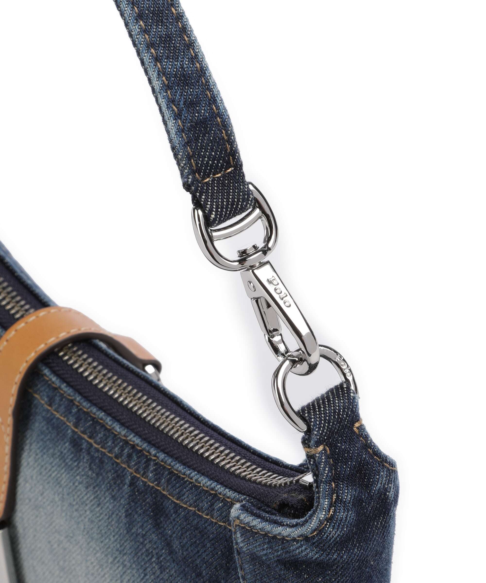 Polo Ralph Lauren ID Collection Small Schoudertas medium wash - Image 4