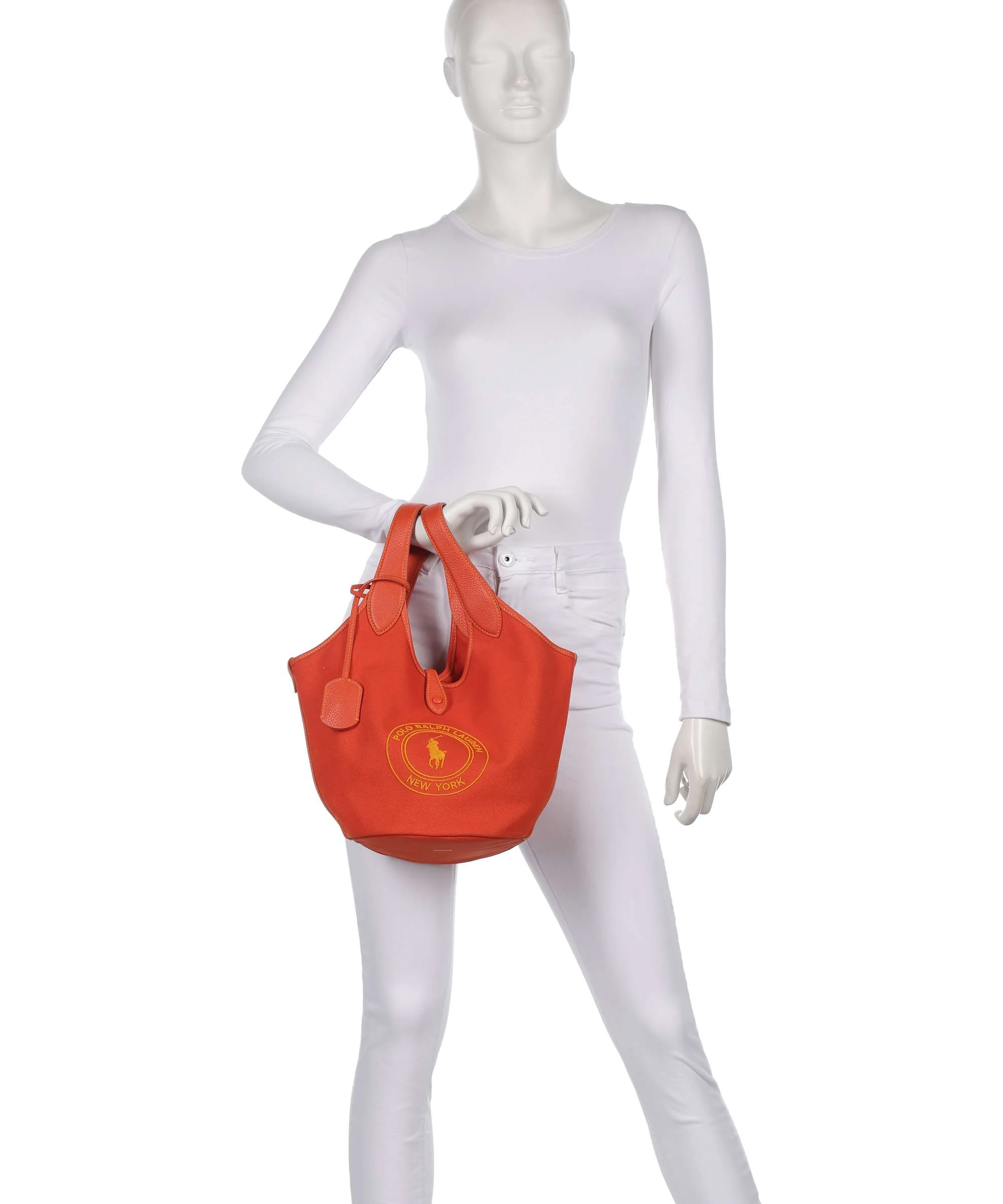 Polo Ralph Lauren Play Medium Handtas college orange - Image 3