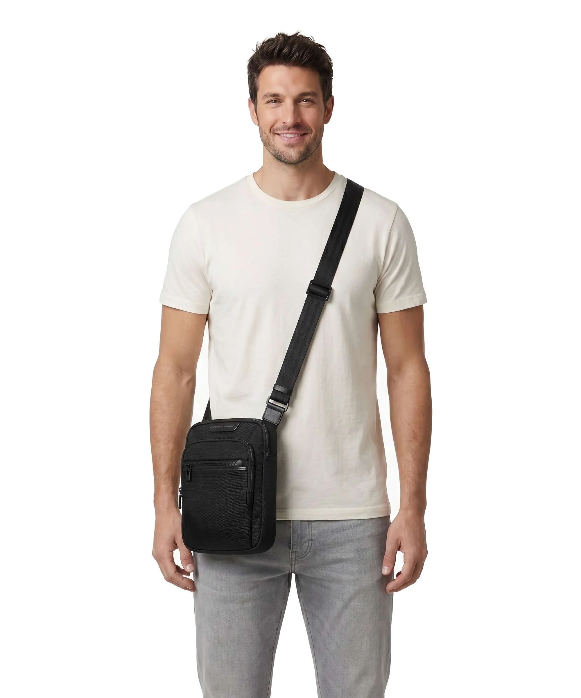 Porsche Design Roadster Evo S Crossbody tas black - Image 3