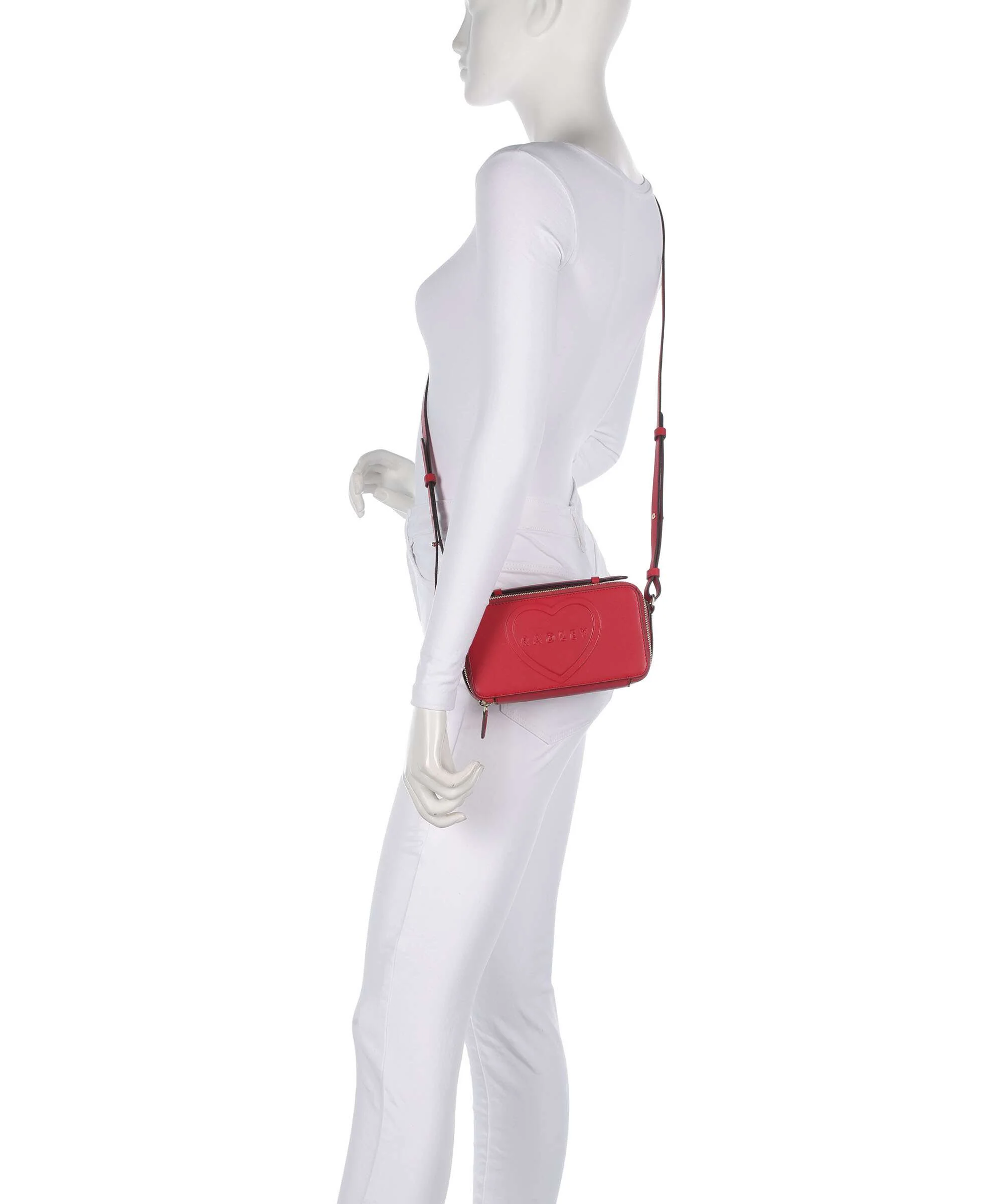 Radley London Calvert Way Heart Street Crossbody tas poinsettia - Image 3