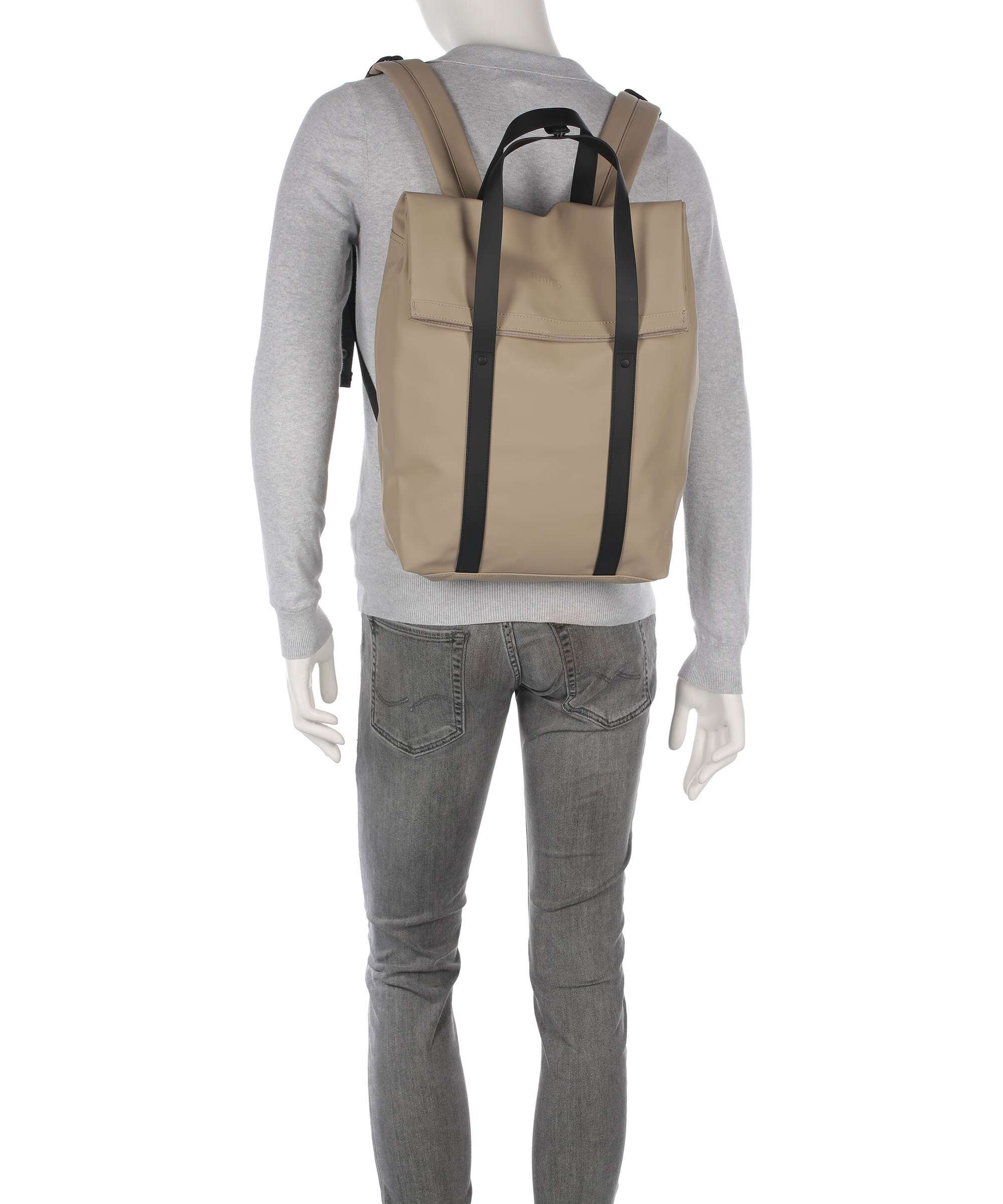 Rains 2 Way Rugzak-tas beige - Image 3