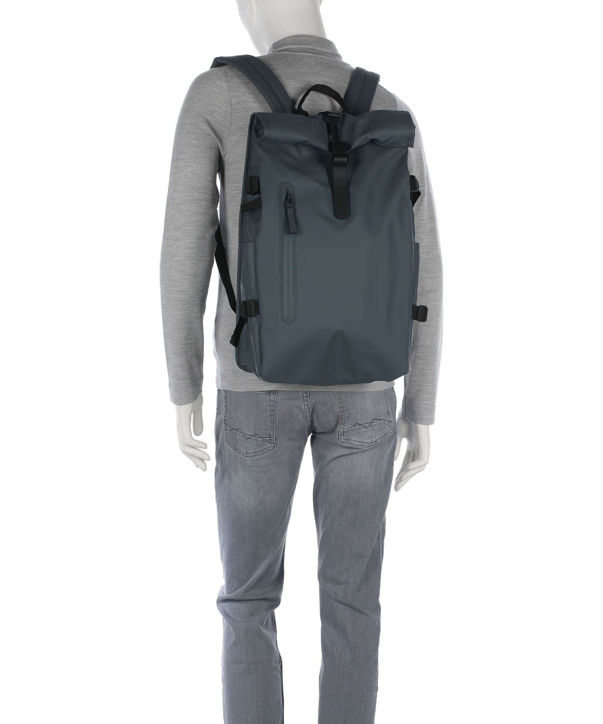 Rains Large Rolltop rugzak lagoon - Image 3