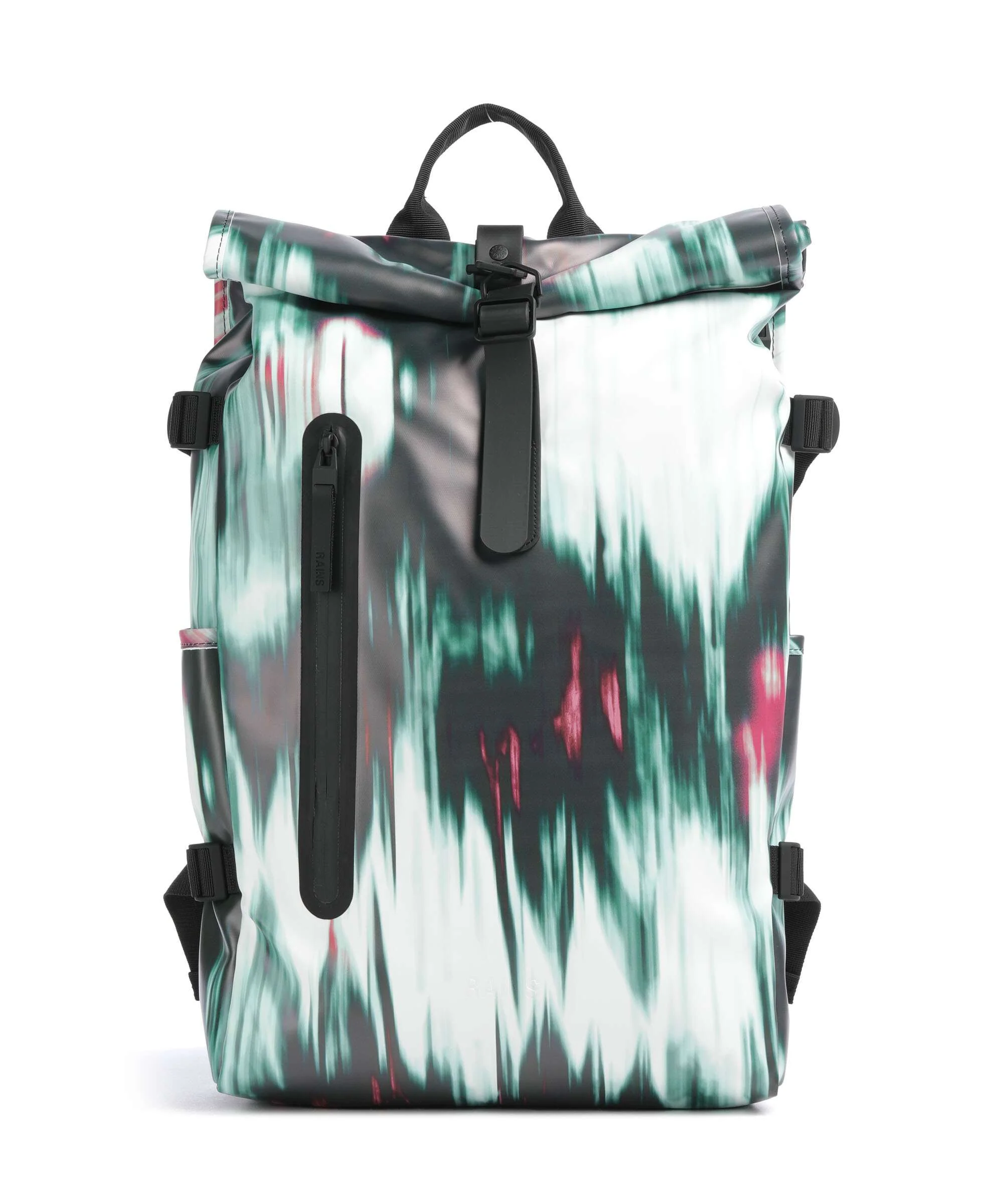 Rains Large Rolltop rugzak blur