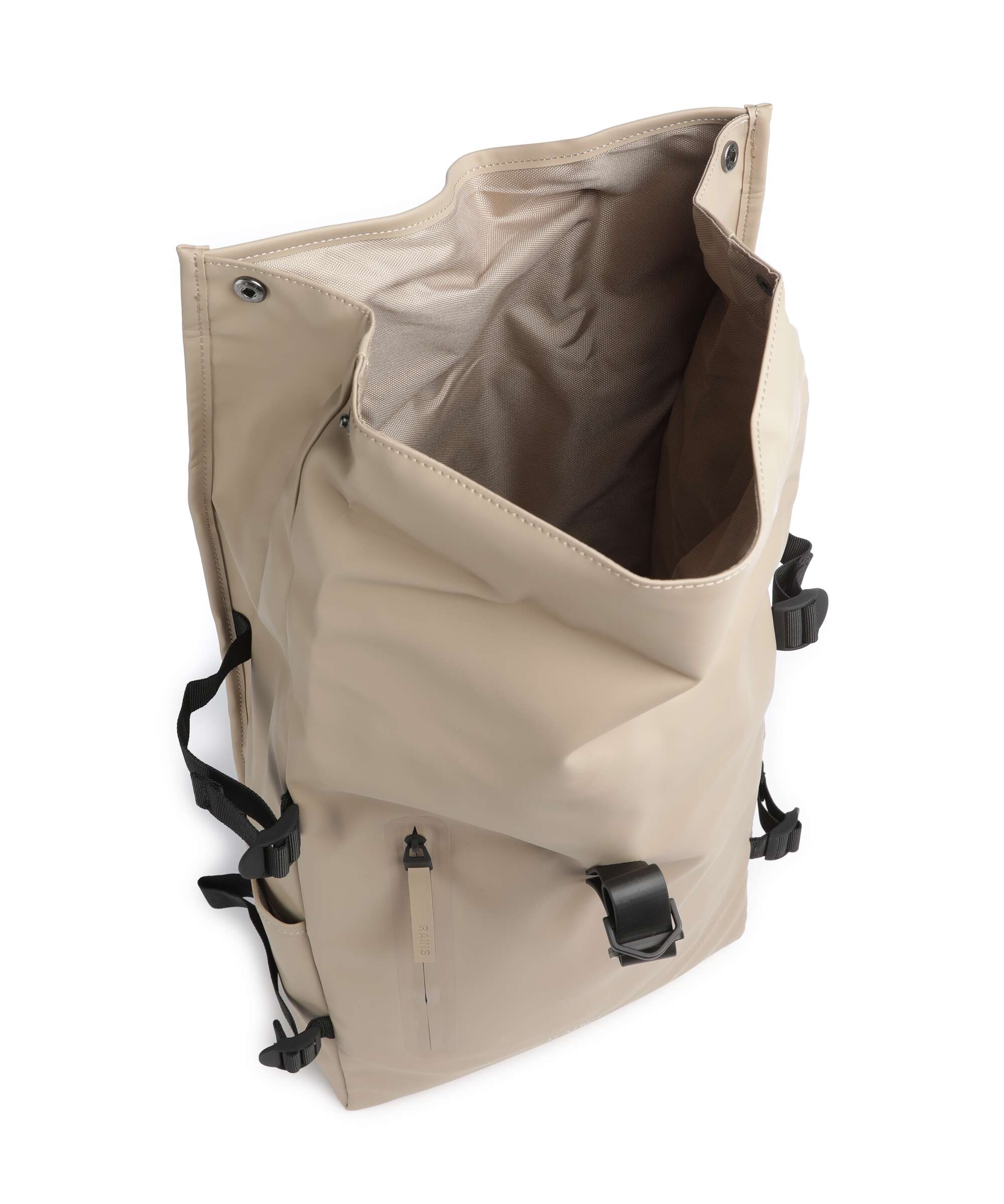 Rains Large Rolltop rugzak beige - Image 7