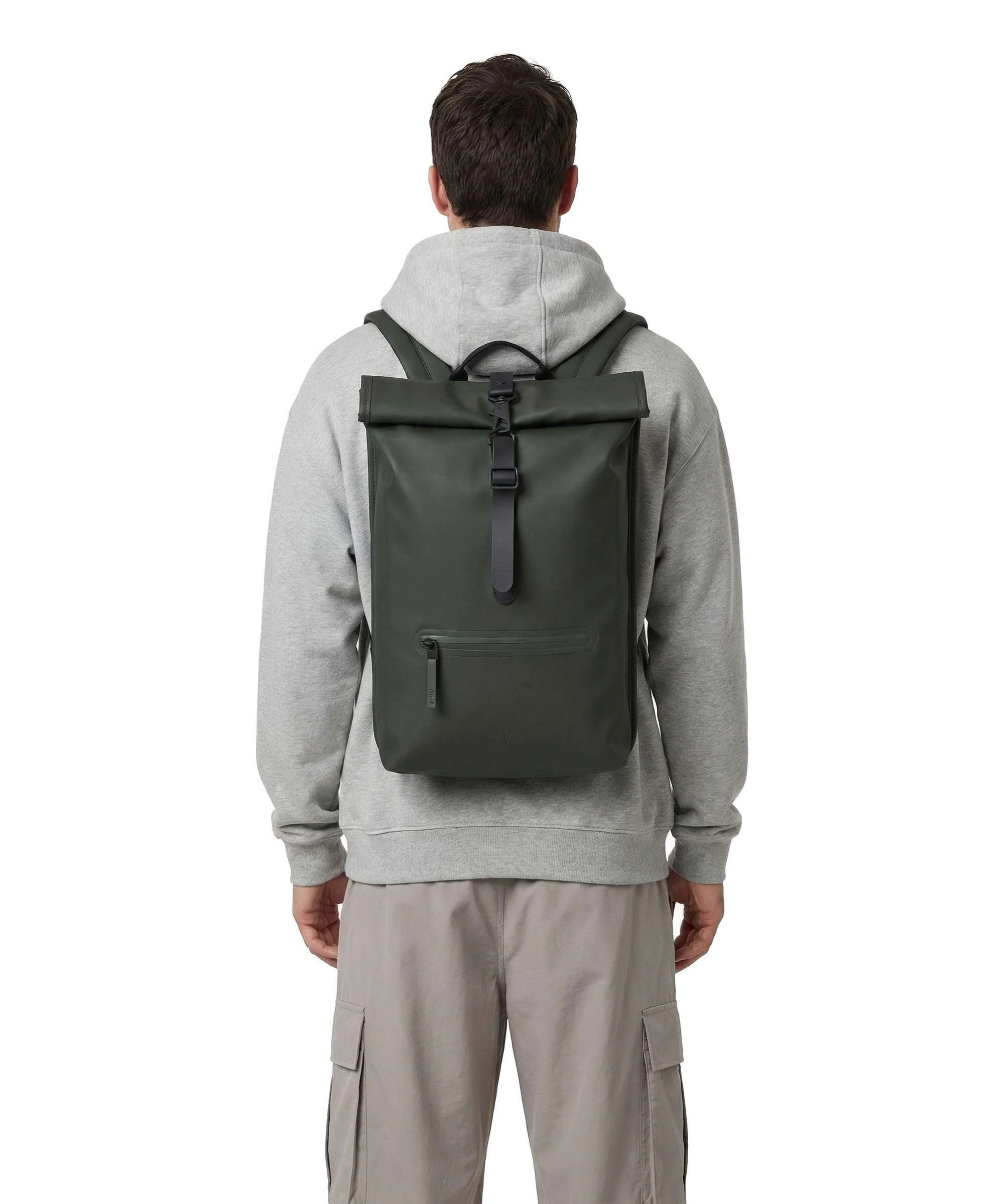 Rains Rolltop rugzak green - Image 4
