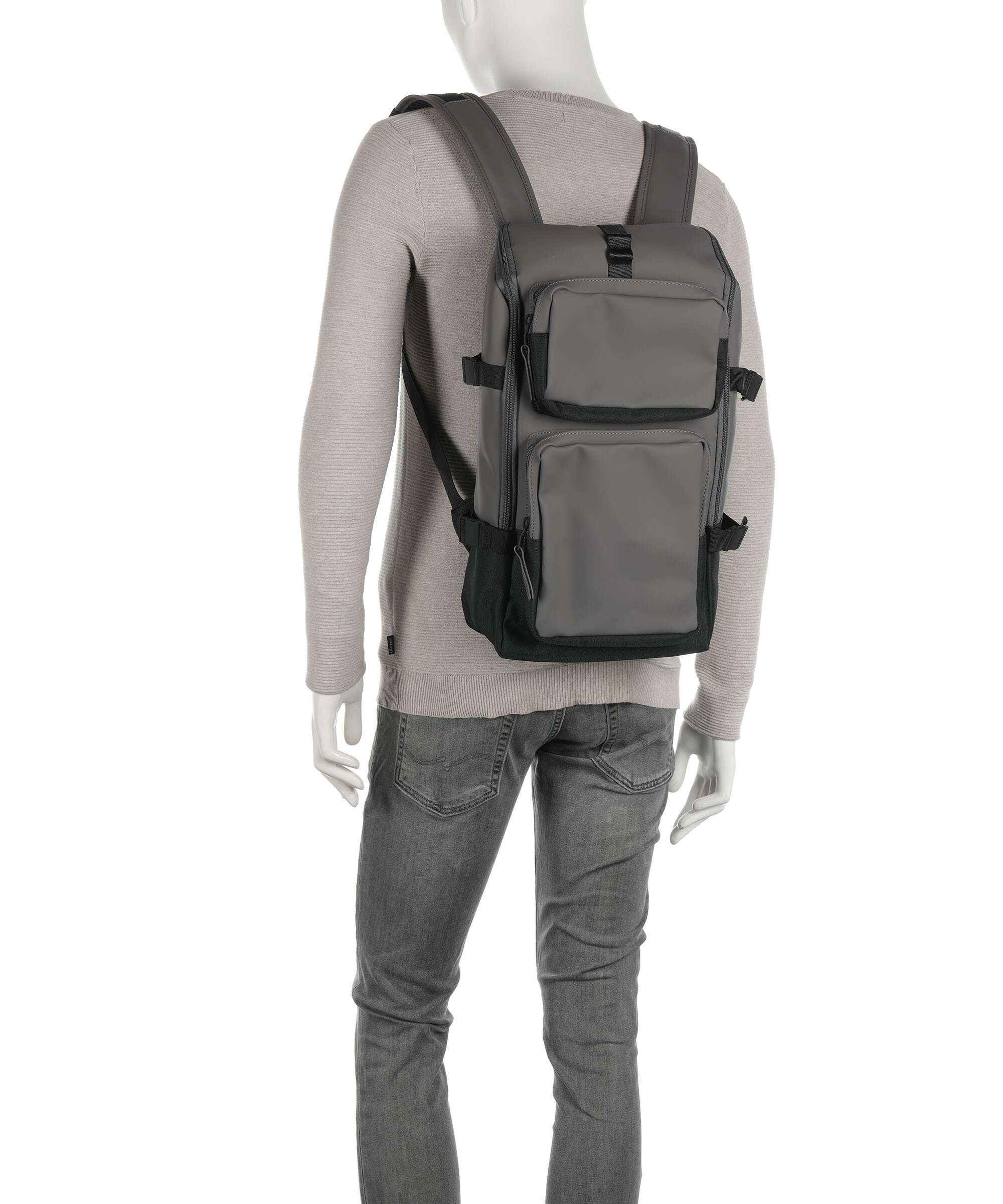 Rains Trail Cargo Rugzak grey - Image 4