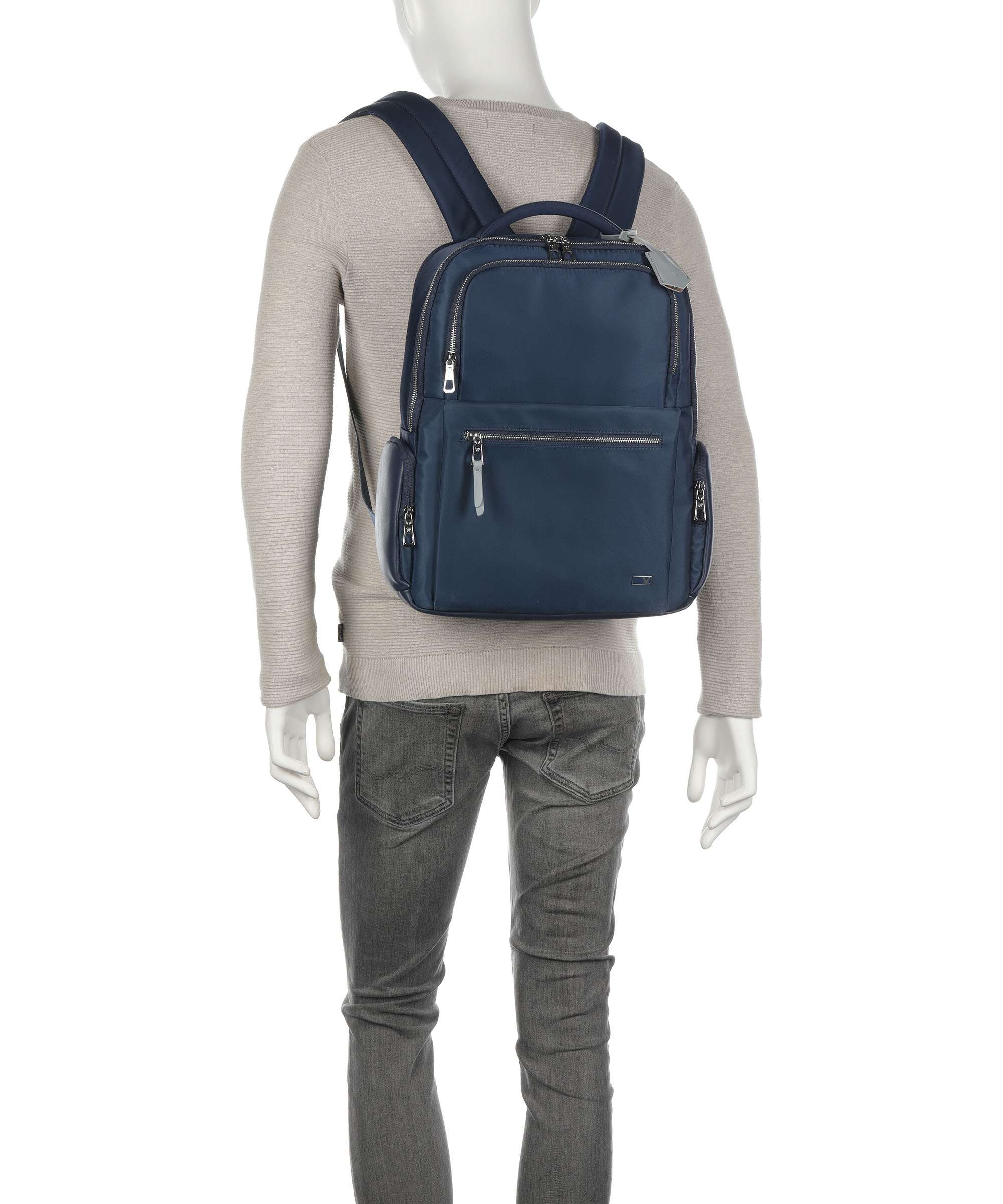 Roncato Biz Laptop rugzak navy - Image 4