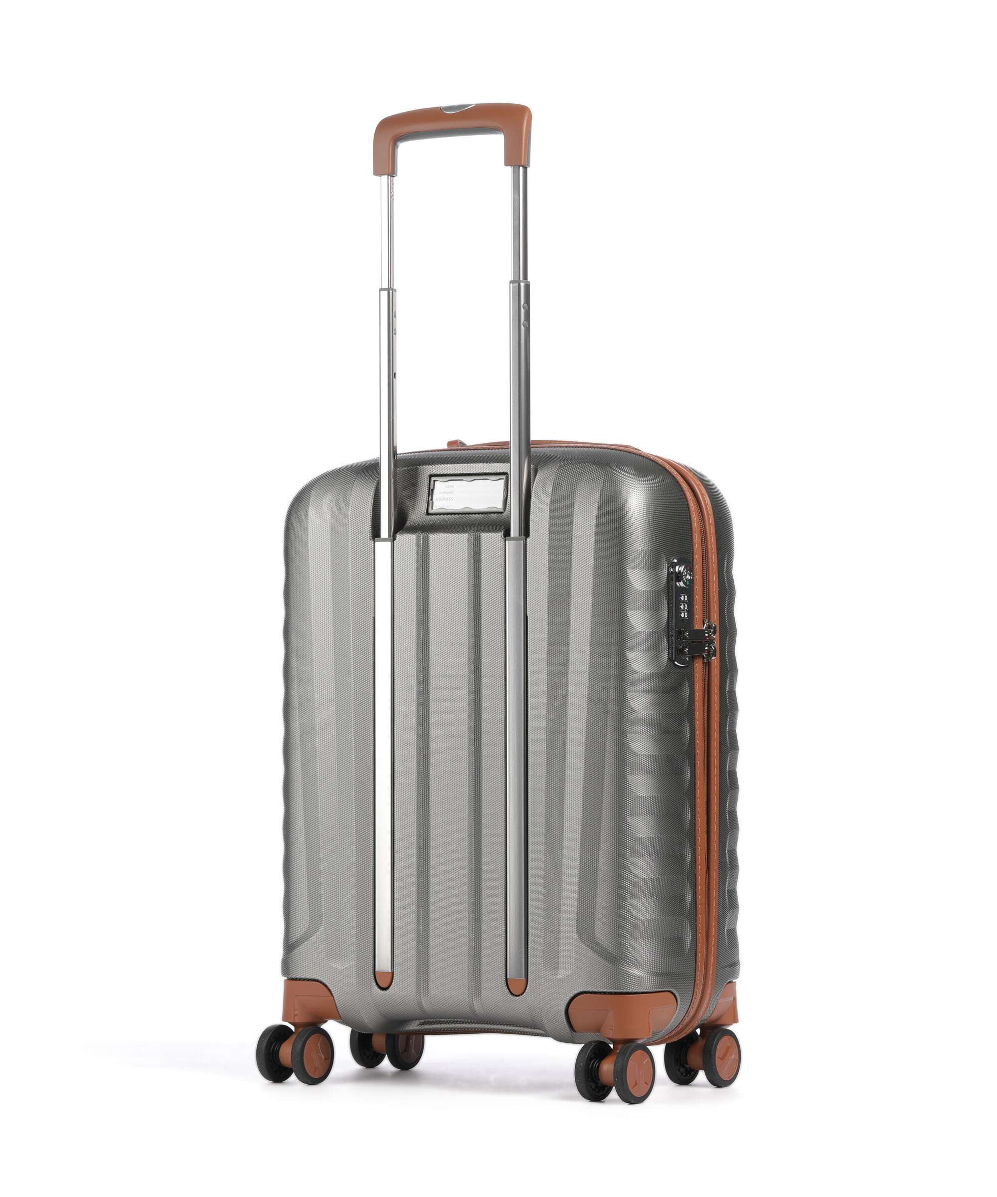 Roncato E-Lite Trolley (4 wielen) titanio/cognac - Image 2