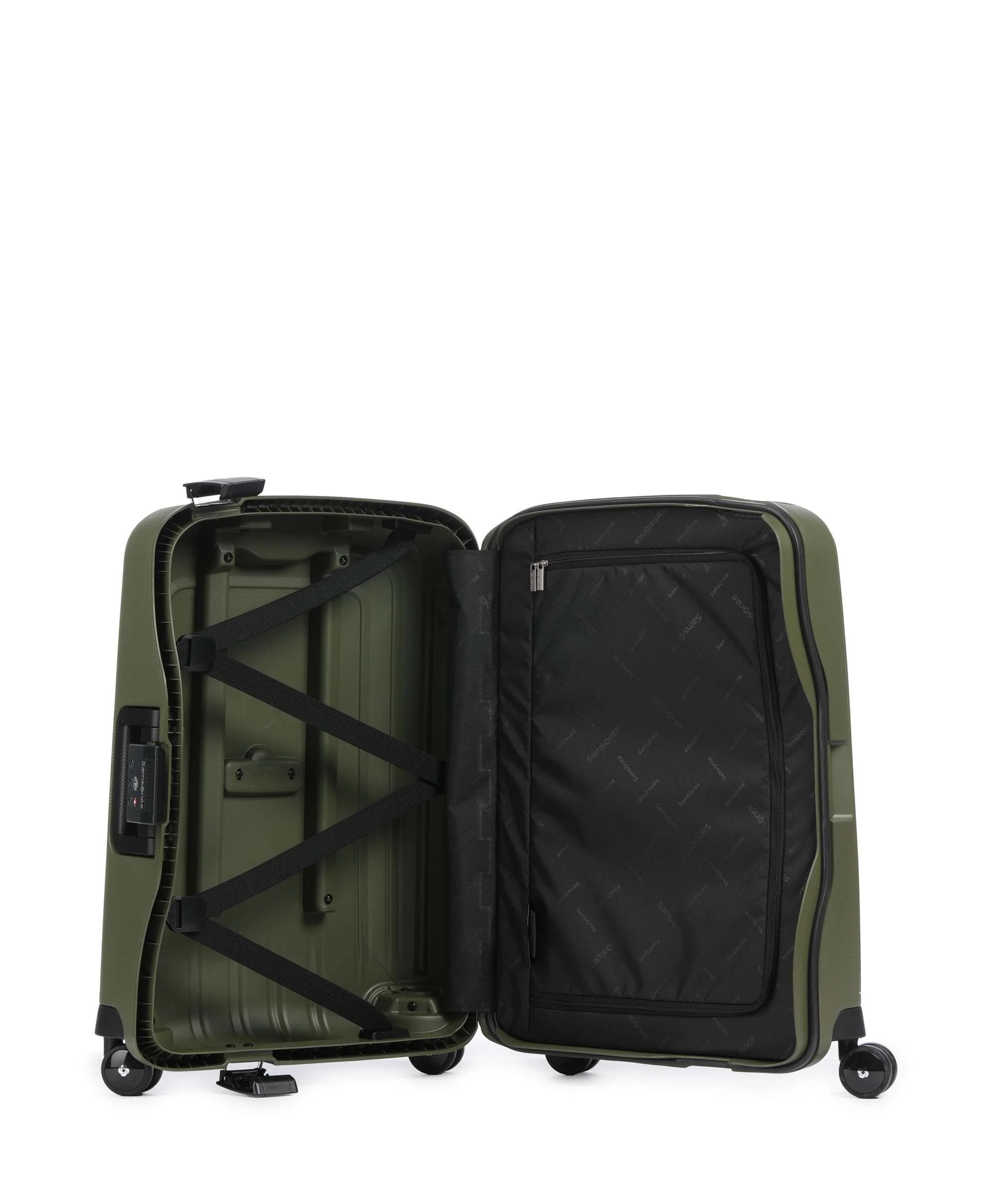 Samsonite S'Cure Trolley (4 wielen) olive - Image 5