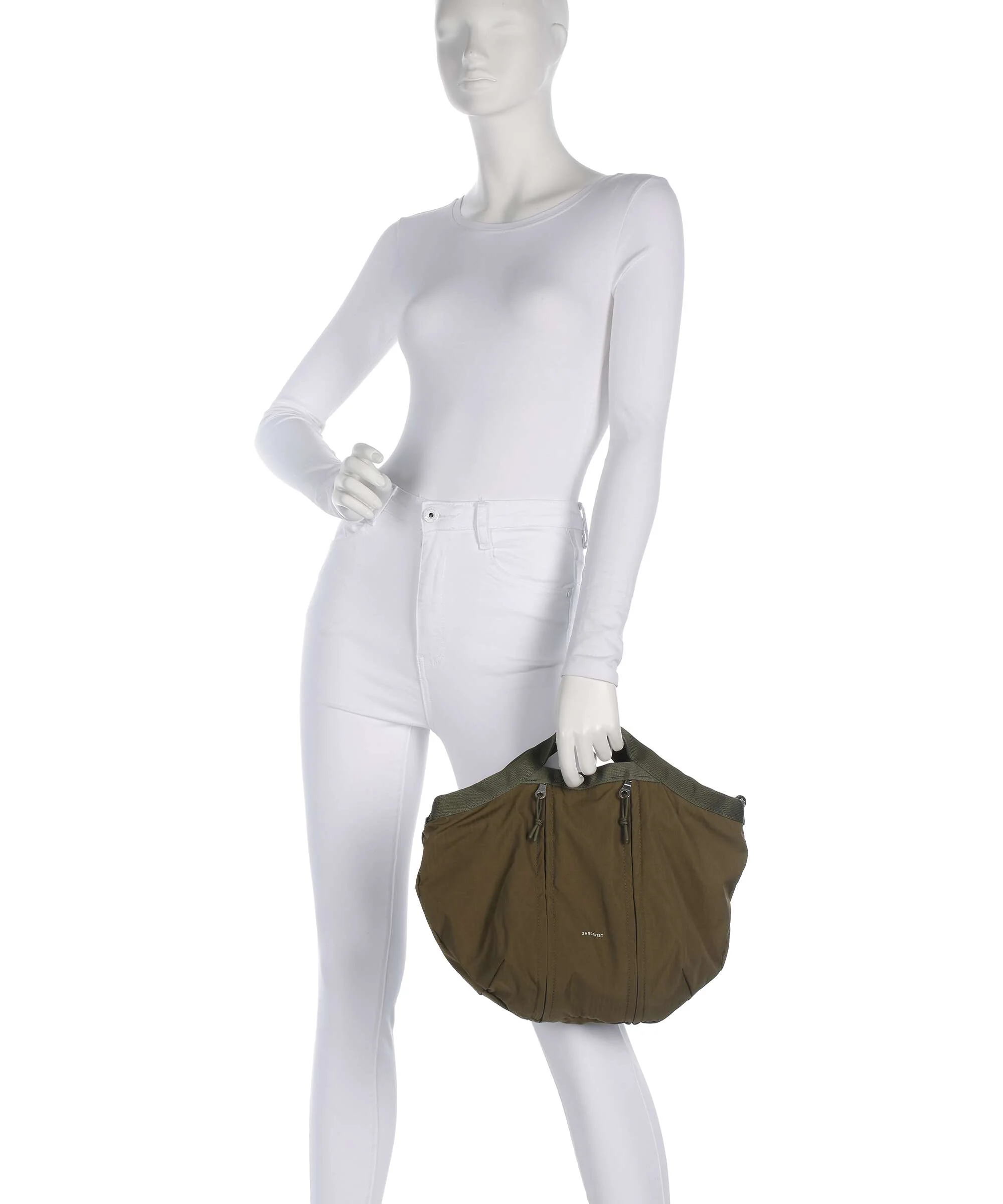 Sandqvist Grid Handtas olive - Image 3