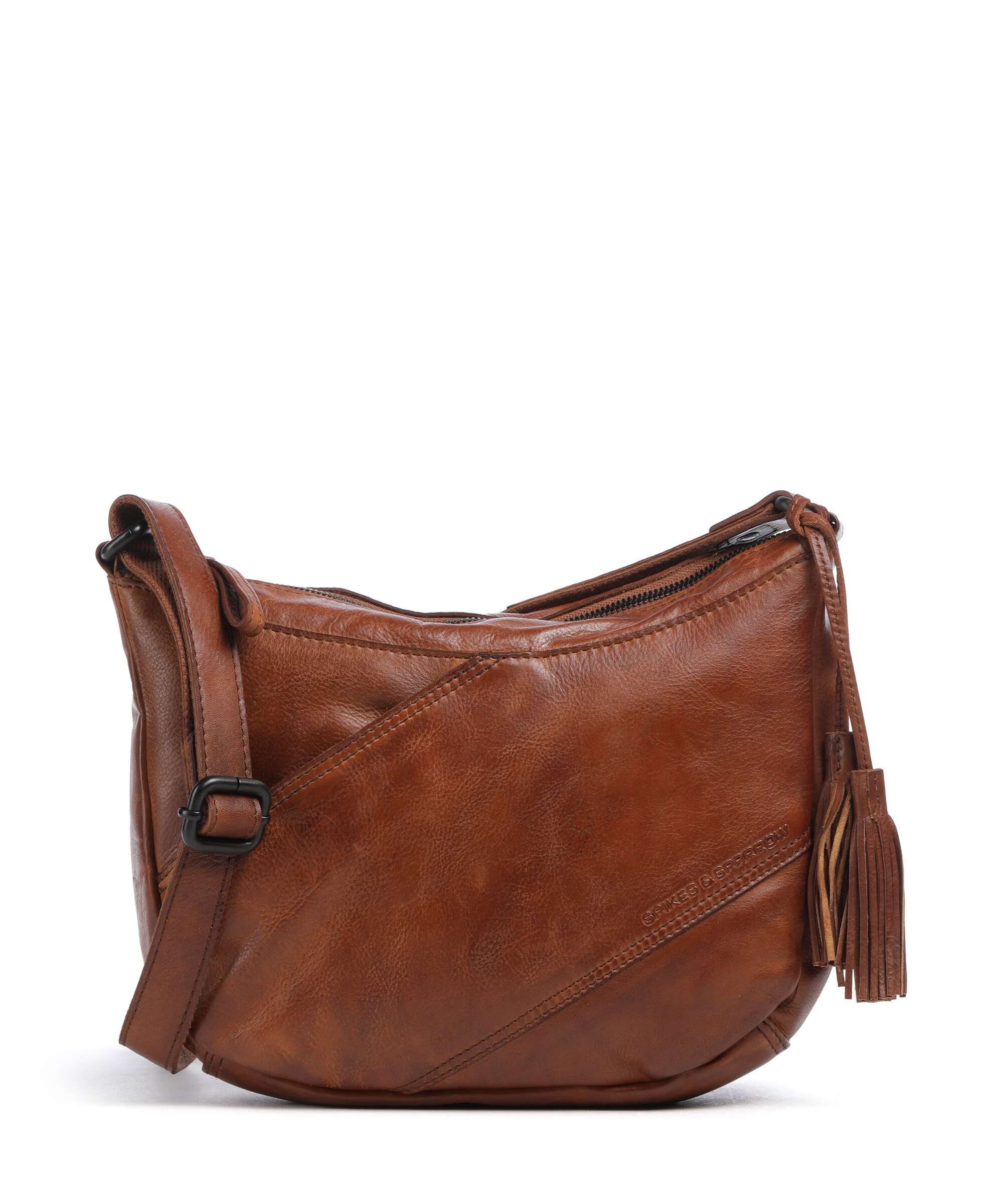 Spikes & Sparrow Apache Lorain Crossbody tas brandy