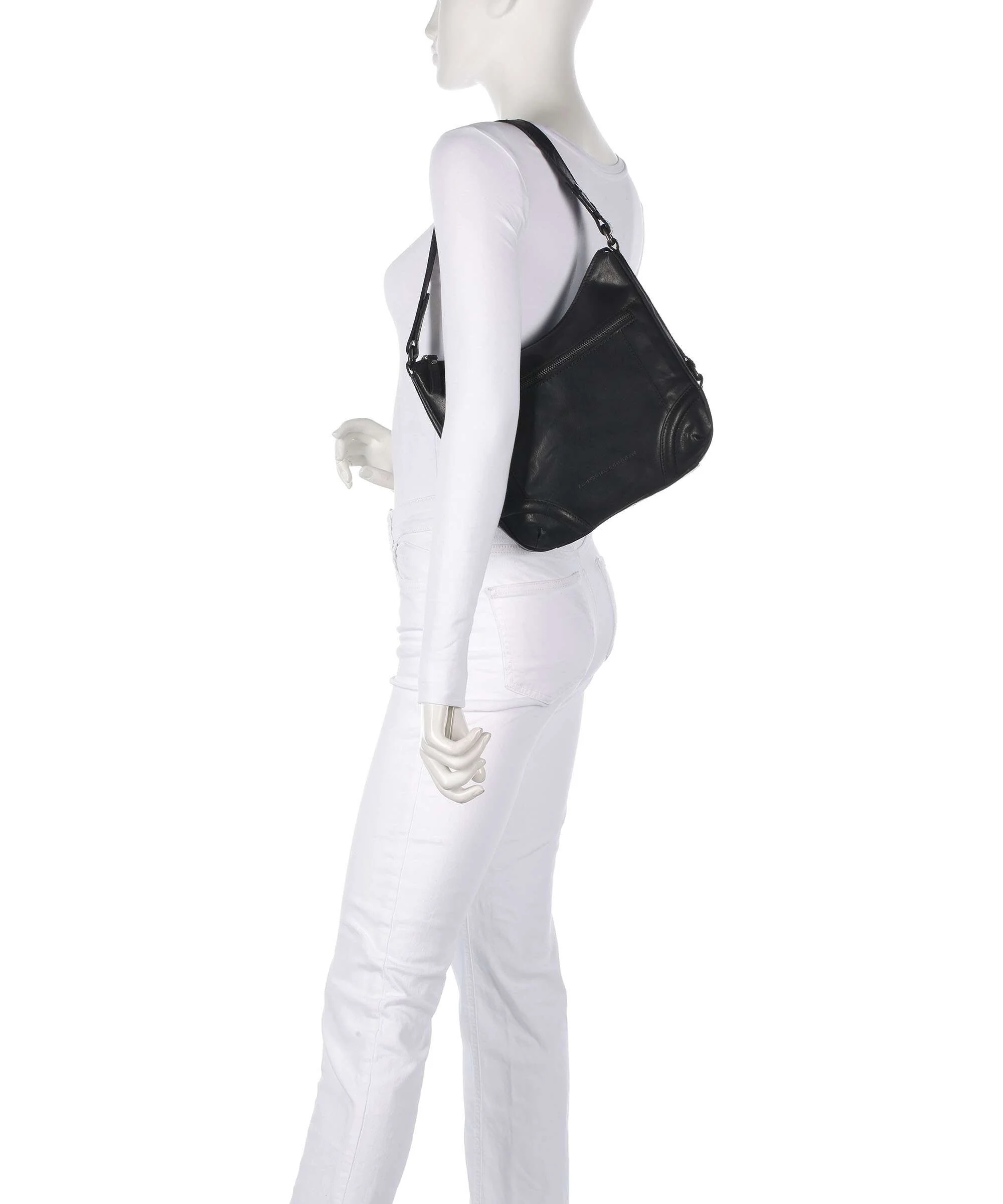 Spikes & Sparrow Bronco Candee Hobo tas schwarz - Image 3