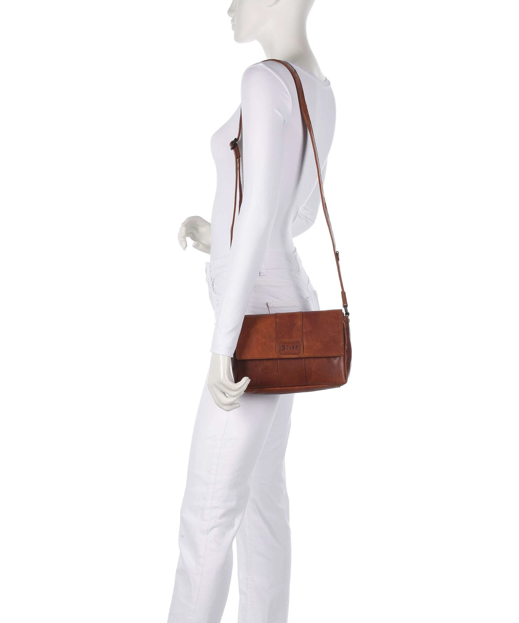 Spikes & Sparrow Bronco Ceslie Crossbody tas brandy - Image 3