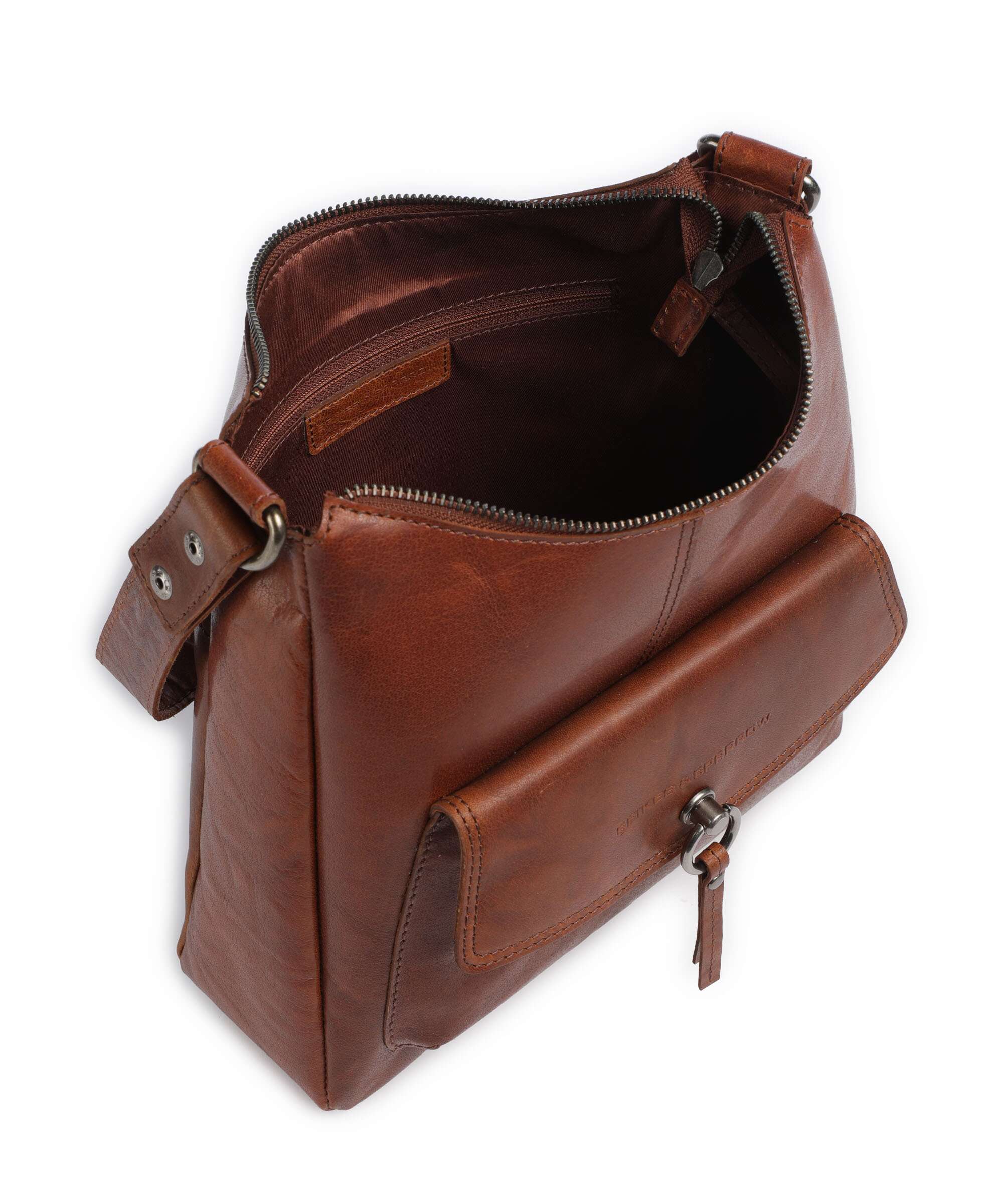 Spikes & Sparrow Bronco Cydney Hobo tas brandy - Image 5
