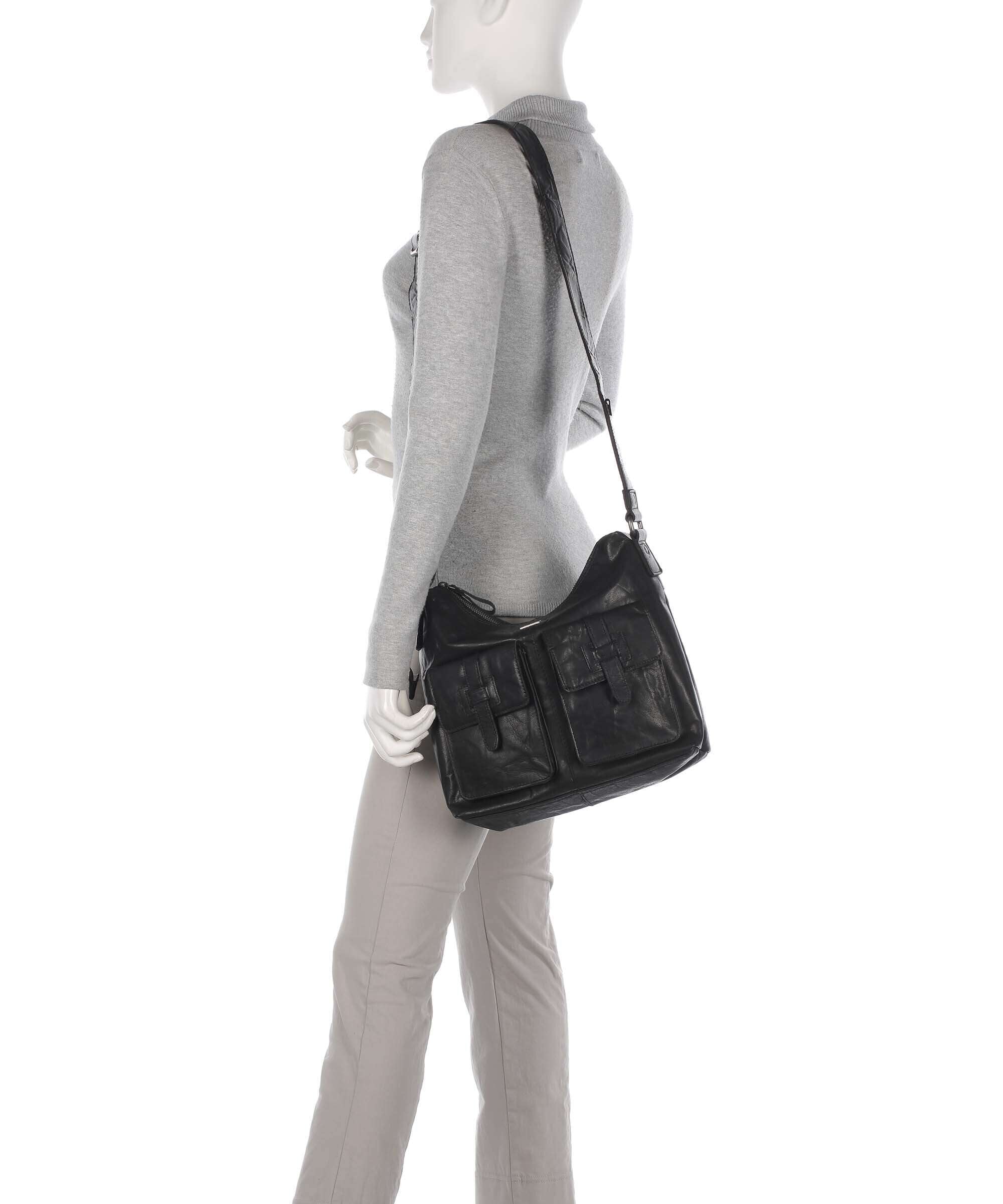Spikes & Sparrow Bronco Hobo tas schwarz - Image 3