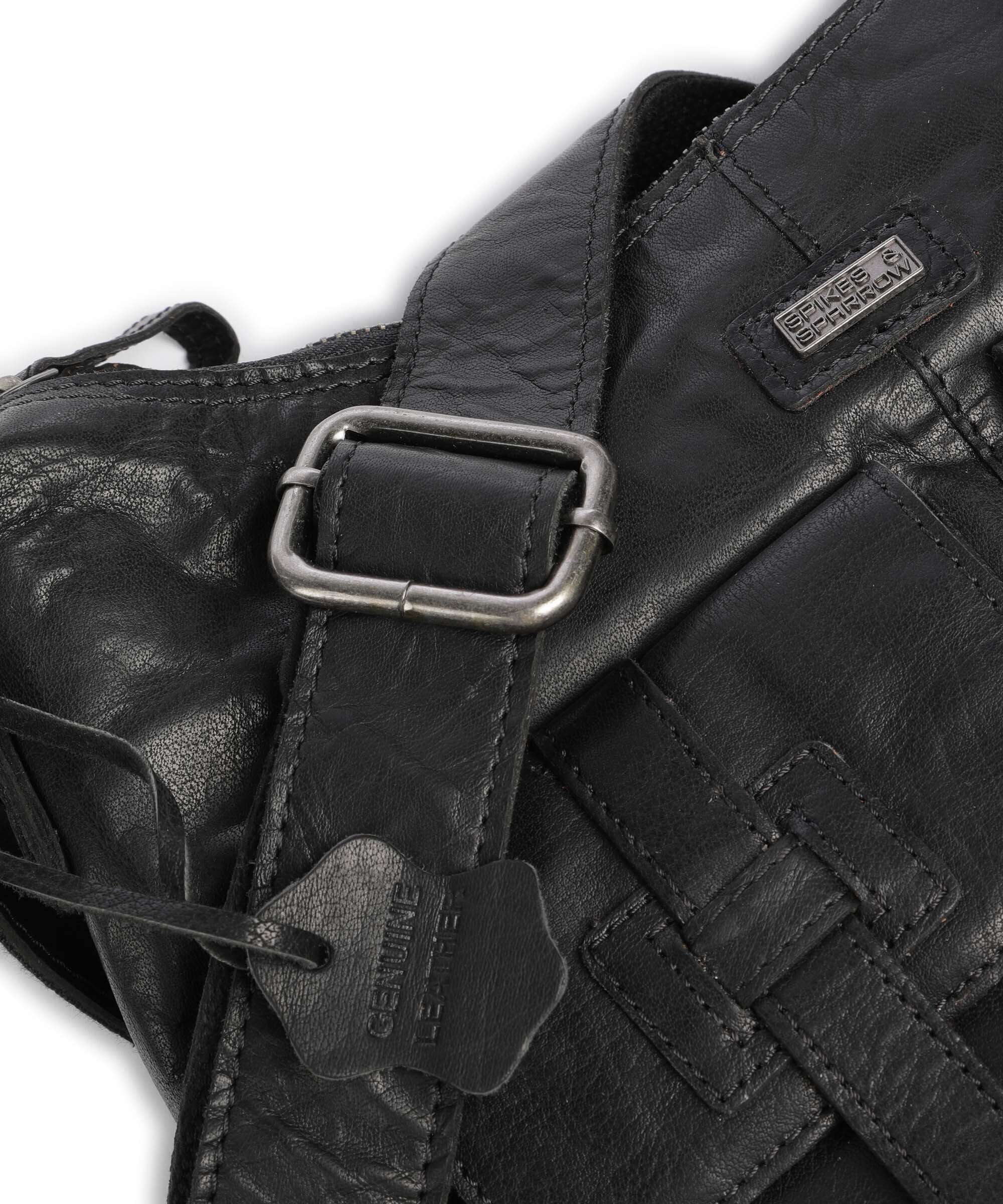 Spikes & Sparrow Bronco Hobo tas schwarz - Image 4